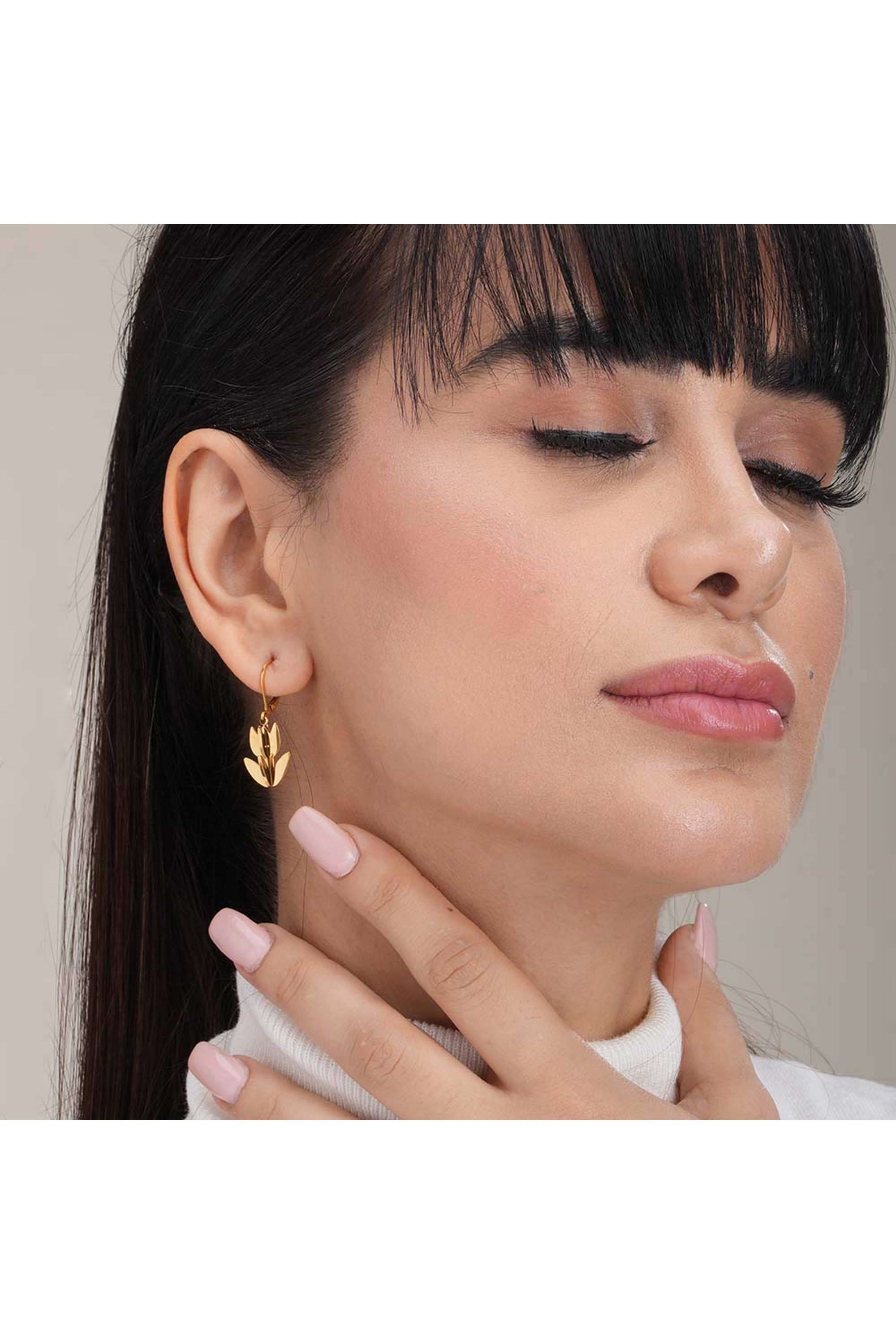 18k-Gold-Plated-Golden-Tulip-Earrings-for-Womens-Waterproof-&-Anti-Tarnish