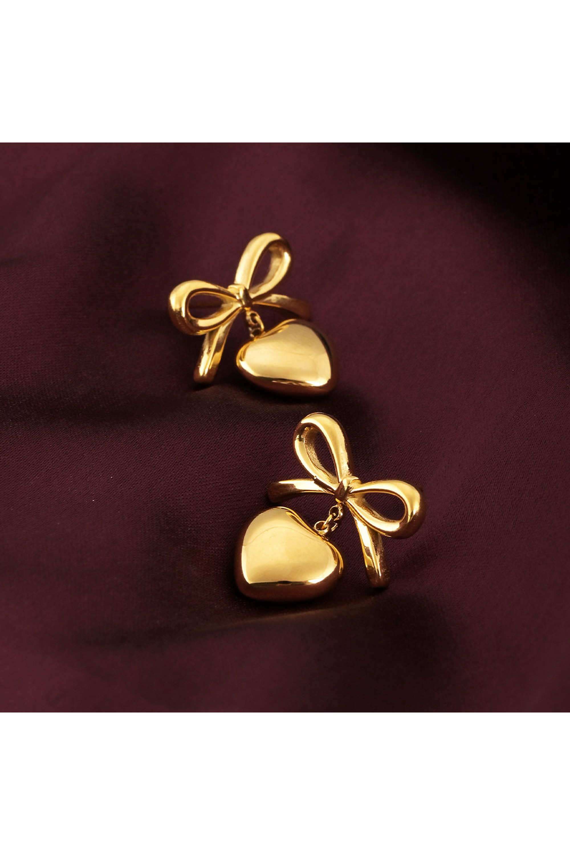 18k-Gold-Plated-Wrapped-With-Love-Earrings-for-Womens-Waterproof-&-Anti-Tarnish