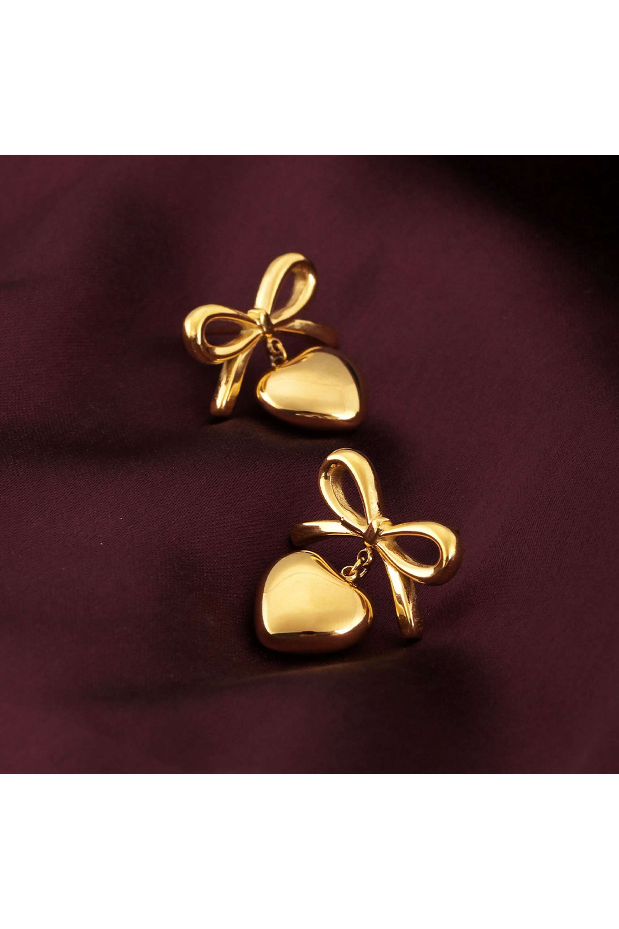 18k-Gold-Plated-Wrapped-With-Love-Earrings-for-Womens-Waterproof-&-Anti-Tarnish