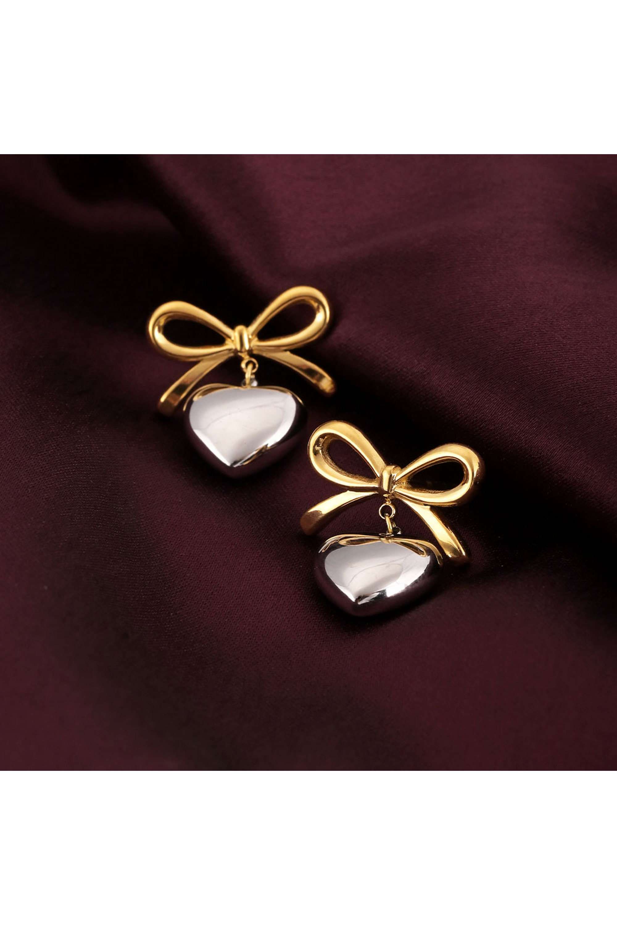 18k-Multi-Tone-Plated-Bi-metal-Wrapped-With-Love-Earrings-for-Womens-Waterproof-&-Anti-Tarnish