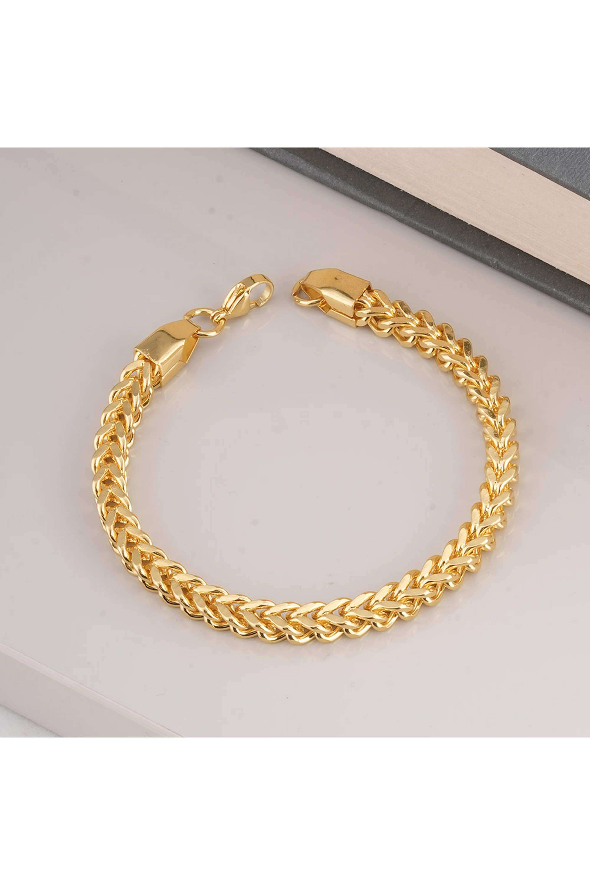 Classic-Gold-Chain-Bracelet-for-Mens---Waterproof-&-Anti-Tarnish