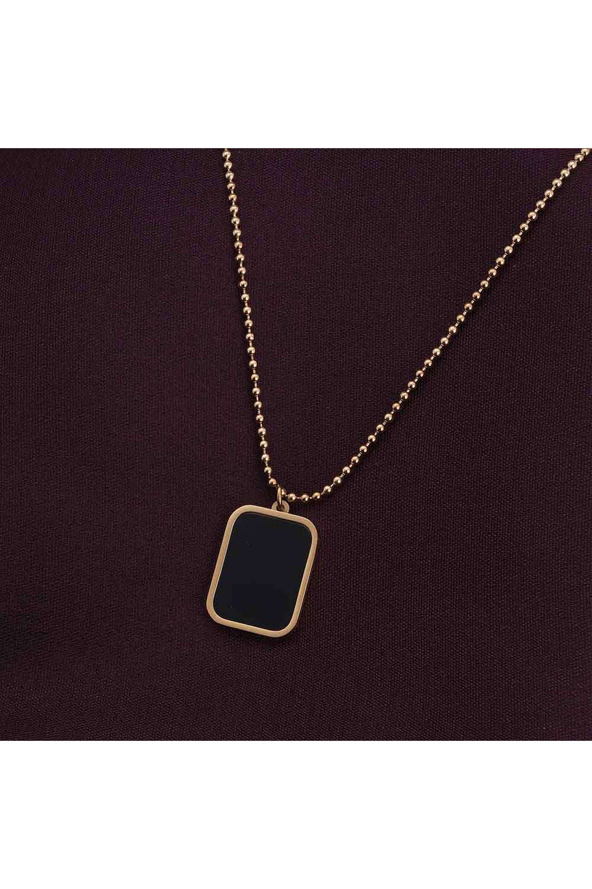 18k-Gold-Plated-Black-Onyx-Necklace-for-Womens-Waterproof-&-Anti-Tarnish