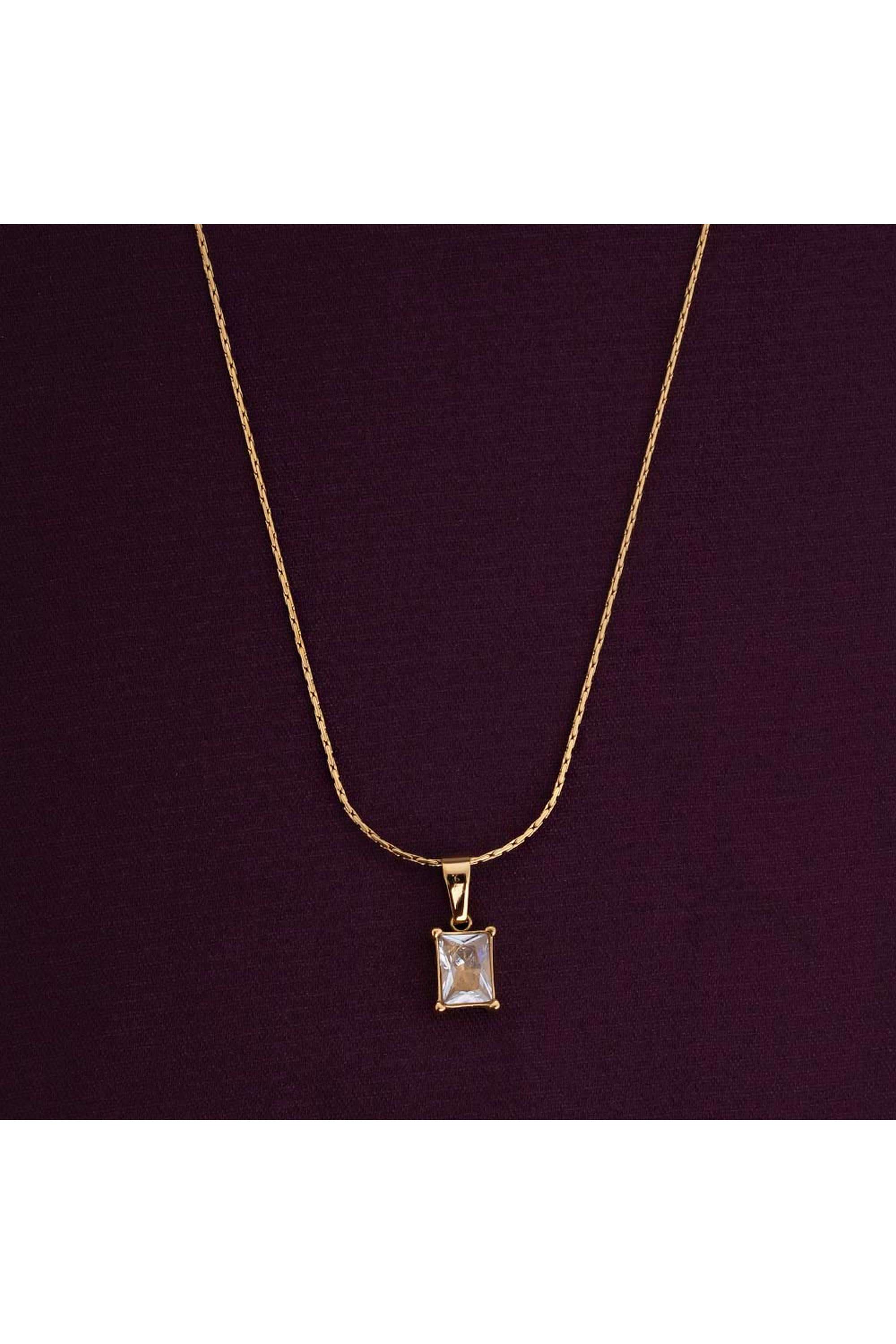 18k-Gold-Plated-Delicate-Moonstone-Necklace-for-Womens-Waterproof-&-Anti-Tarnish