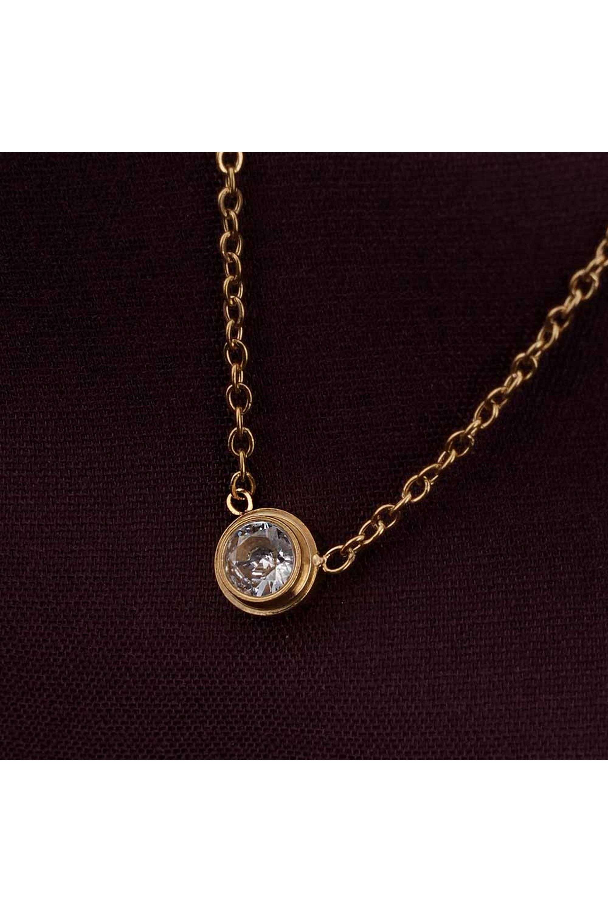 18k-Gold-Plated-Stone-&-Strand-Necklace-for-Womens-Waterproof-&-Anti-Tarnish