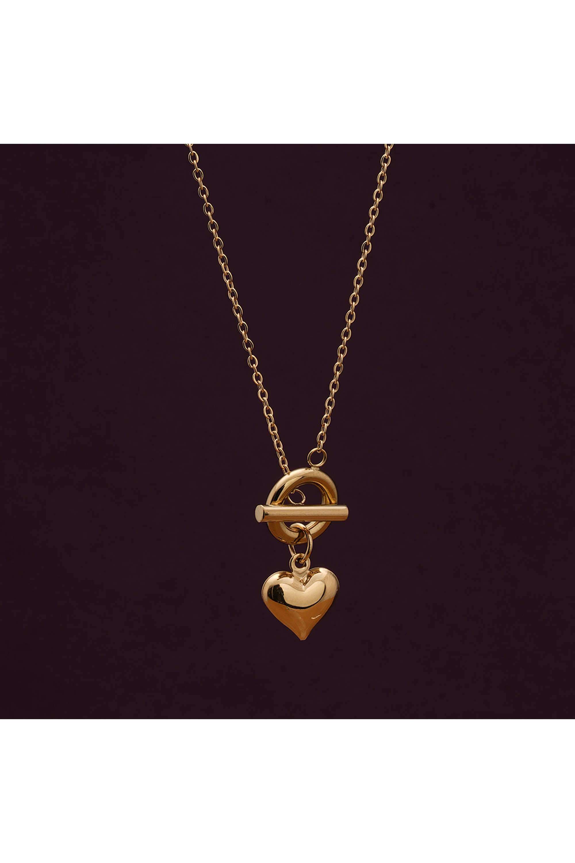 18k-Gold-Plated-Ridge-Heart-T-Bar-Necklace-for-Womens-Waterproof-&-Anti-Tarnish