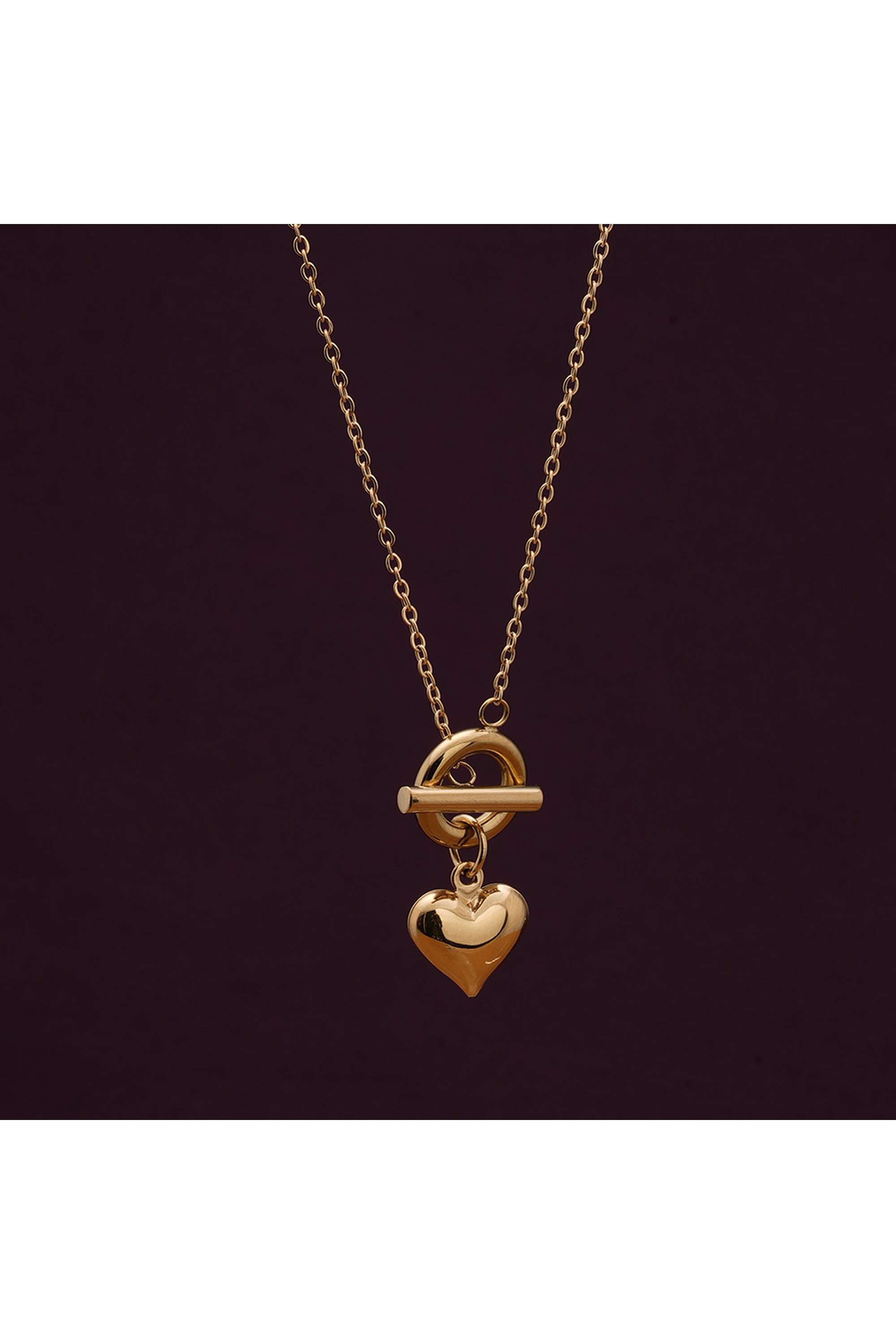 18k-Gold-Plated-Ridge-Heart-T-Bar-Necklace-for-Womens-Waterproof-&-Anti-Tarnish