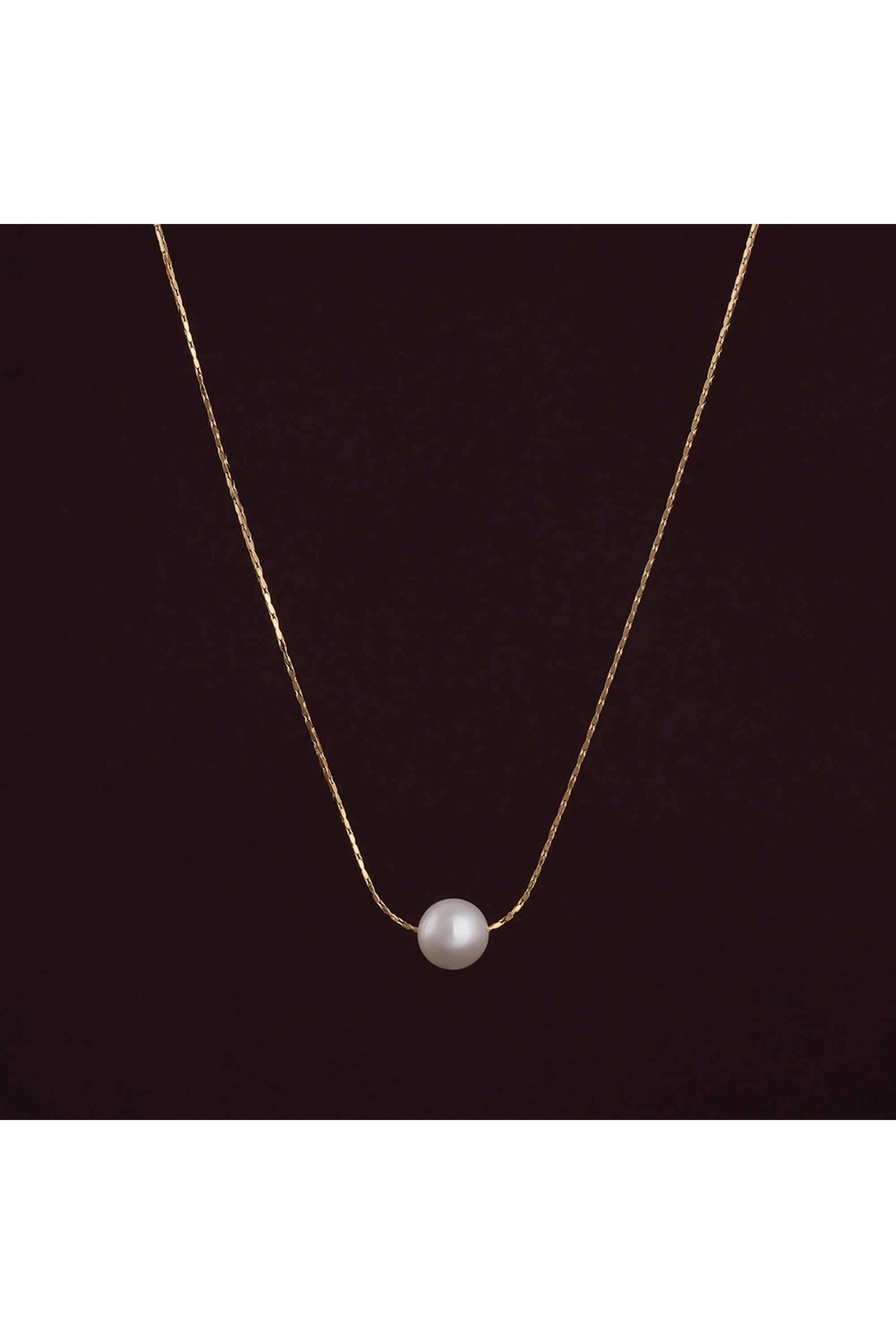 18k-Gold-Plated-Delicate-Pearl-Necklace-for-Womens-Waterproof-&-Anti-Tarnish