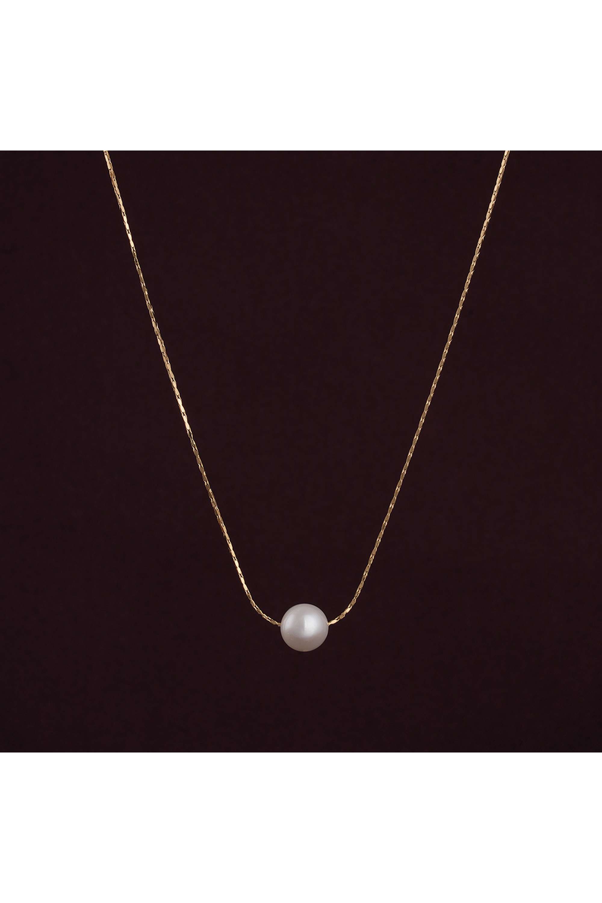18k-Gold-Plated-Delicate-Pearl-Necklace-for-Womens-Waterproof-&-Anti-Tarnish