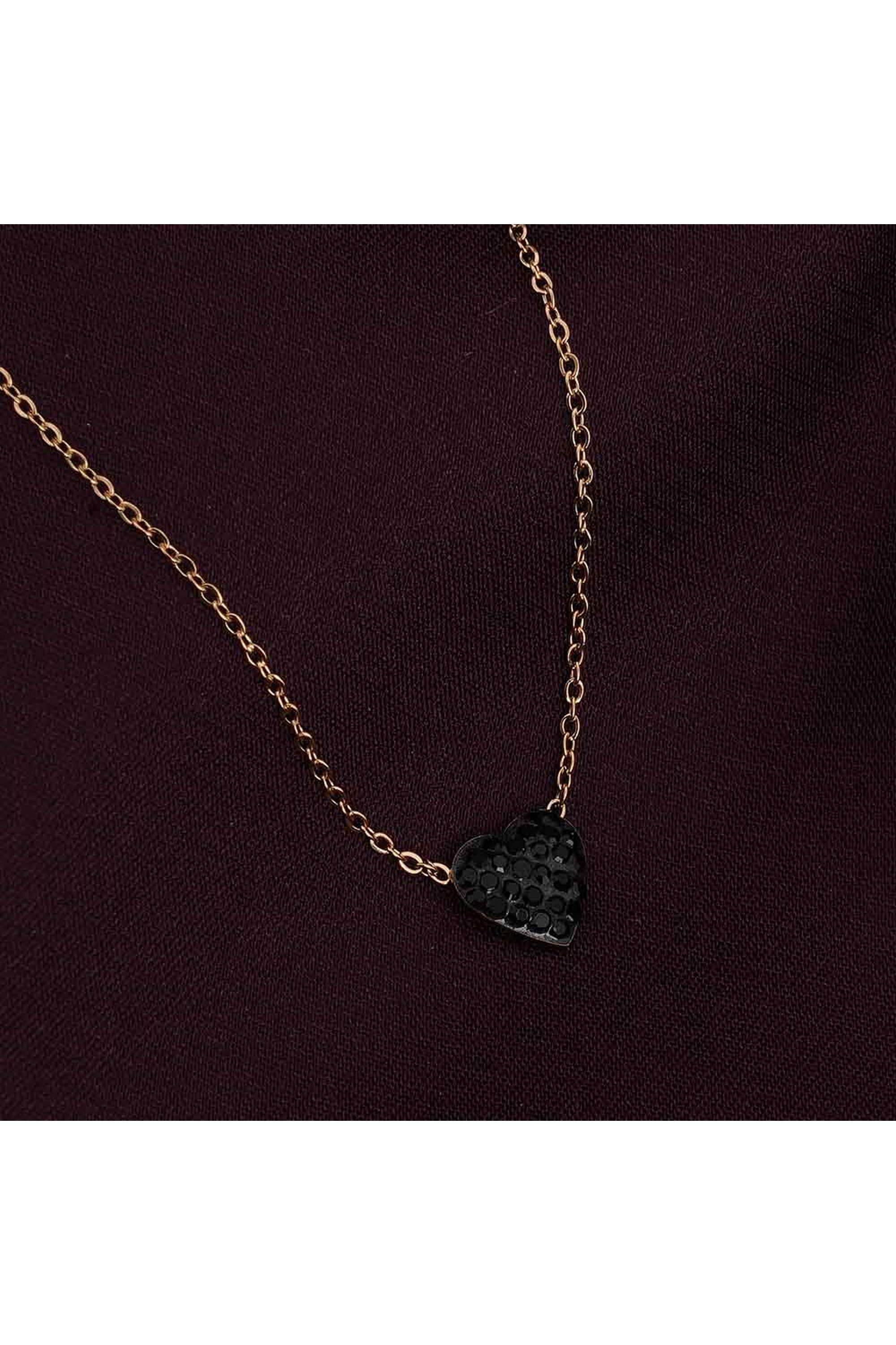 18k-Gold-Plated-Medium-Black-Heart-Necklace-for-Womens-Waterproof-&-Anti-Tarnish