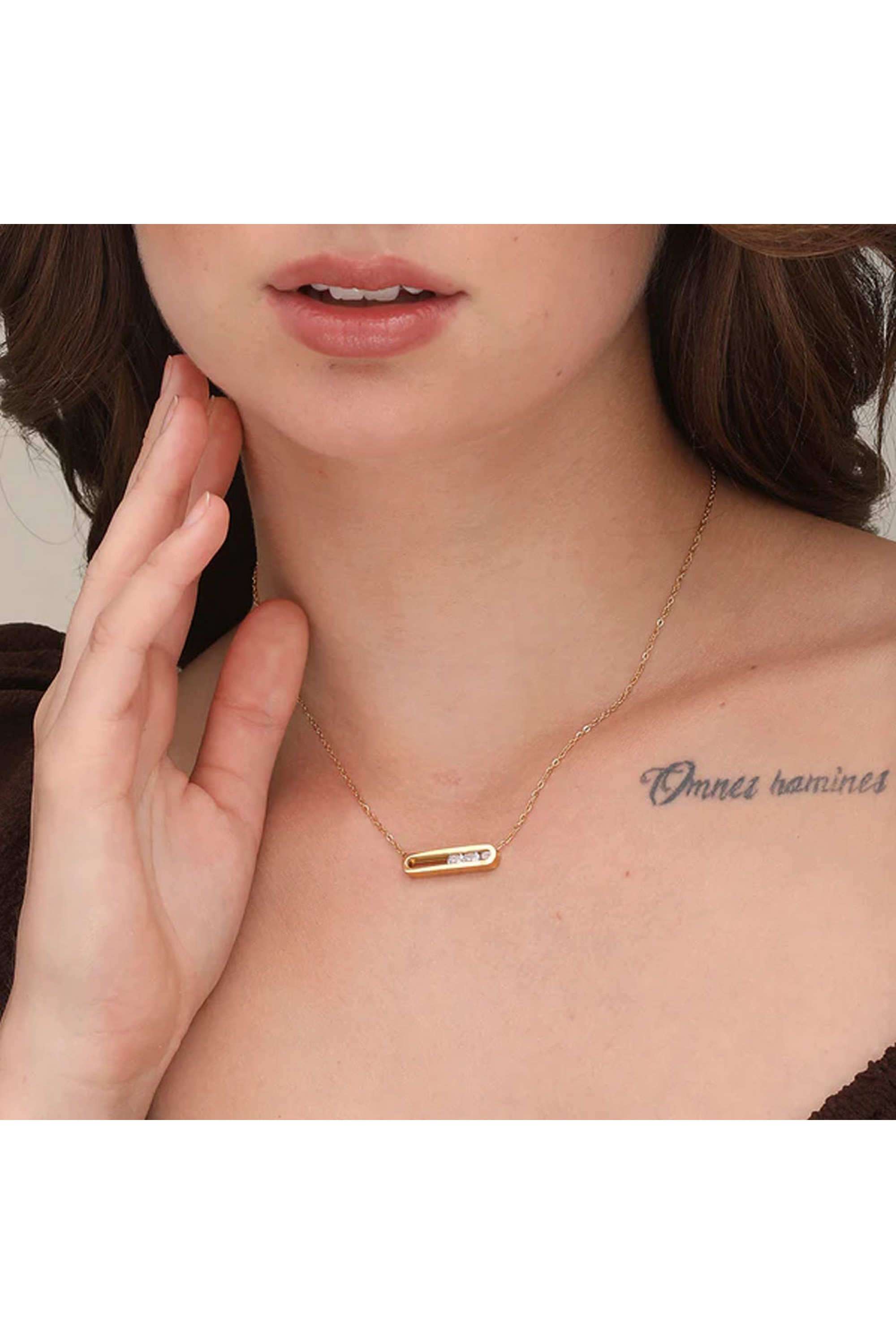 18k-Gold-Plated-Stones-Bar-Necklace-for-Womens-Waterproof-&-Anti-Tarnish