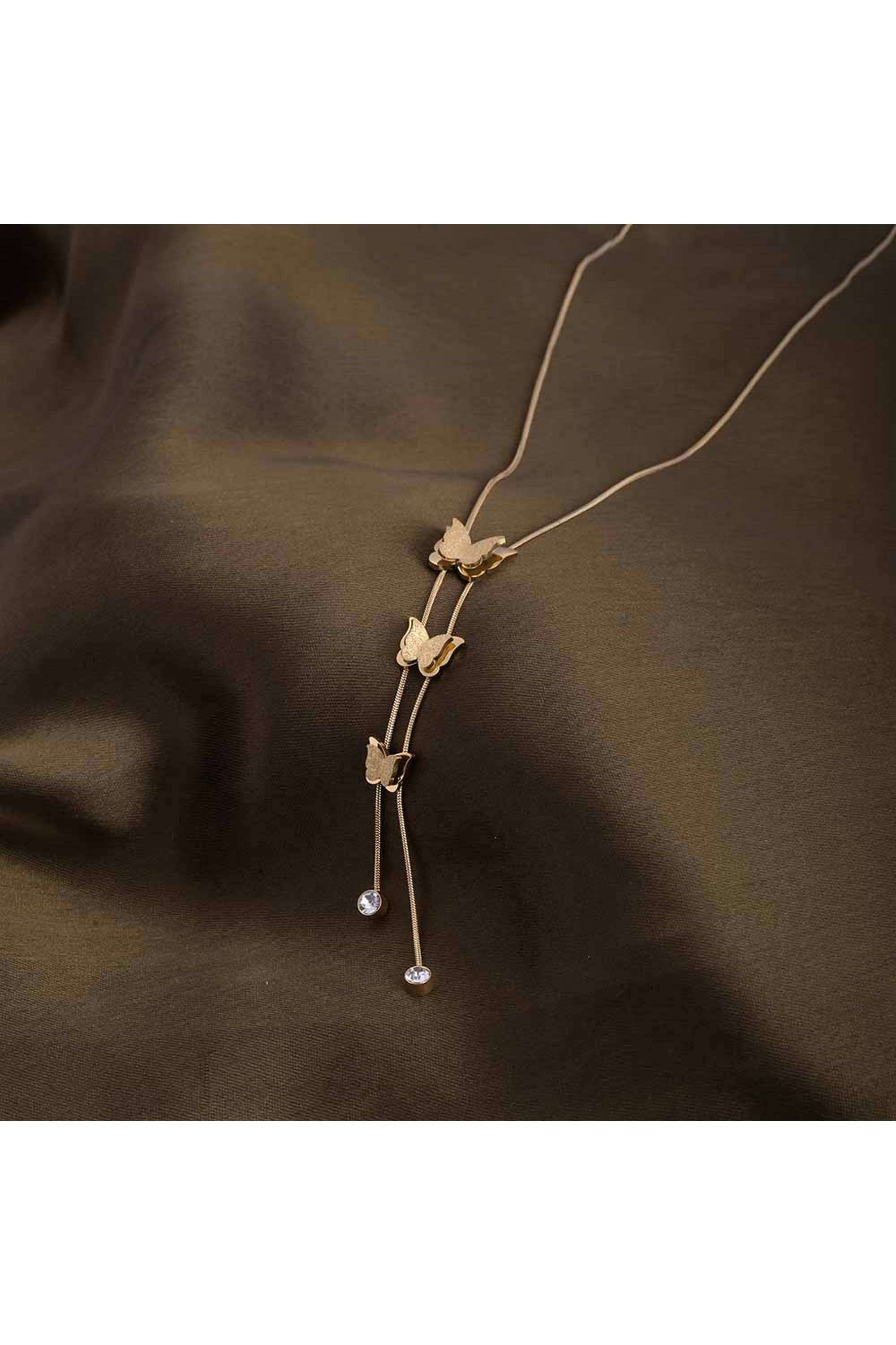 18k-Gold-Plated-Butterfly-Long-Chain-Necklace-for-Womens-Waterproof-&-Anti-Tarnish