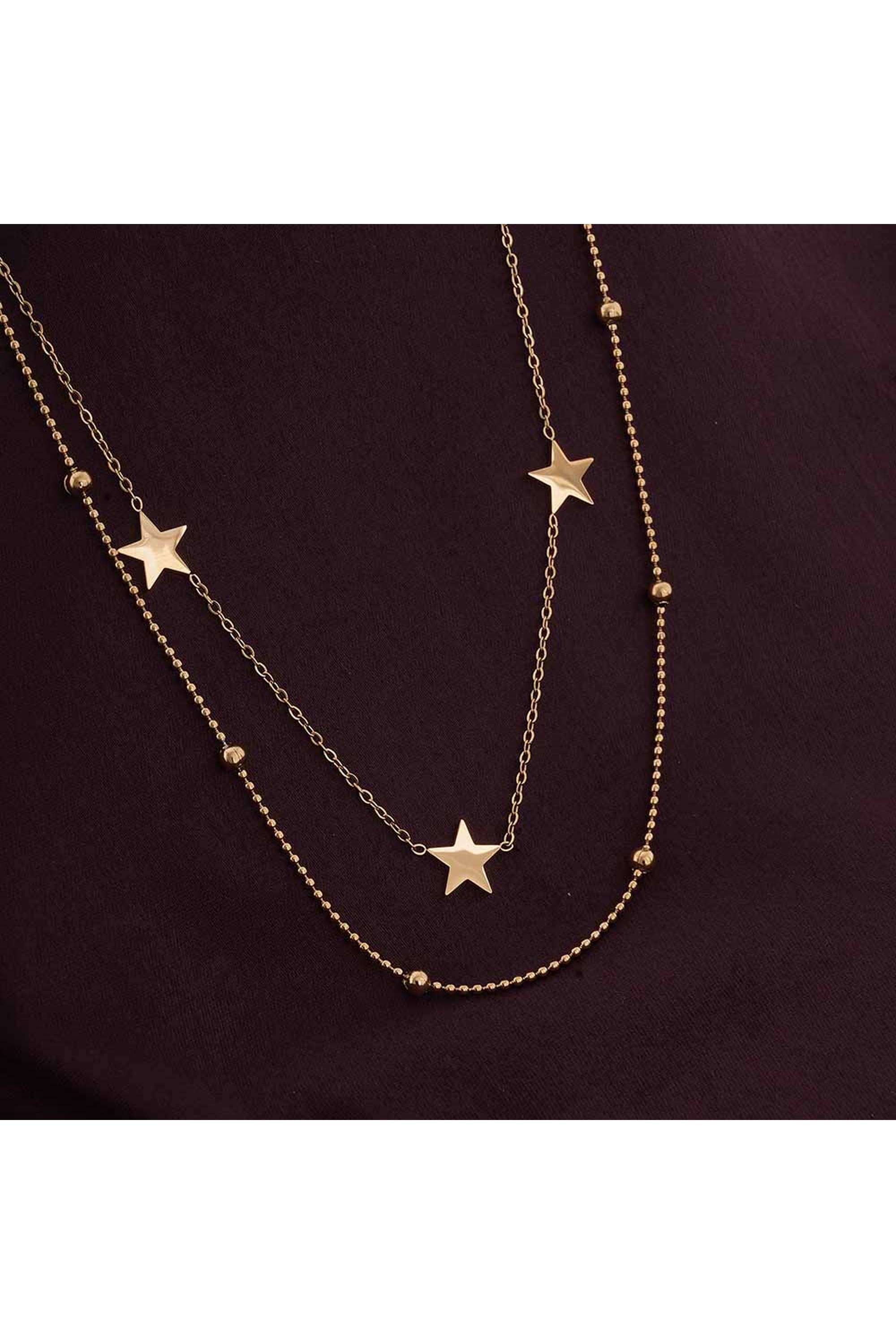 18k-Gold-Plated-Cosmic-Beads-and-Stars-Necklace-for-Womens-Waterproof-&-Anti-Tarnish