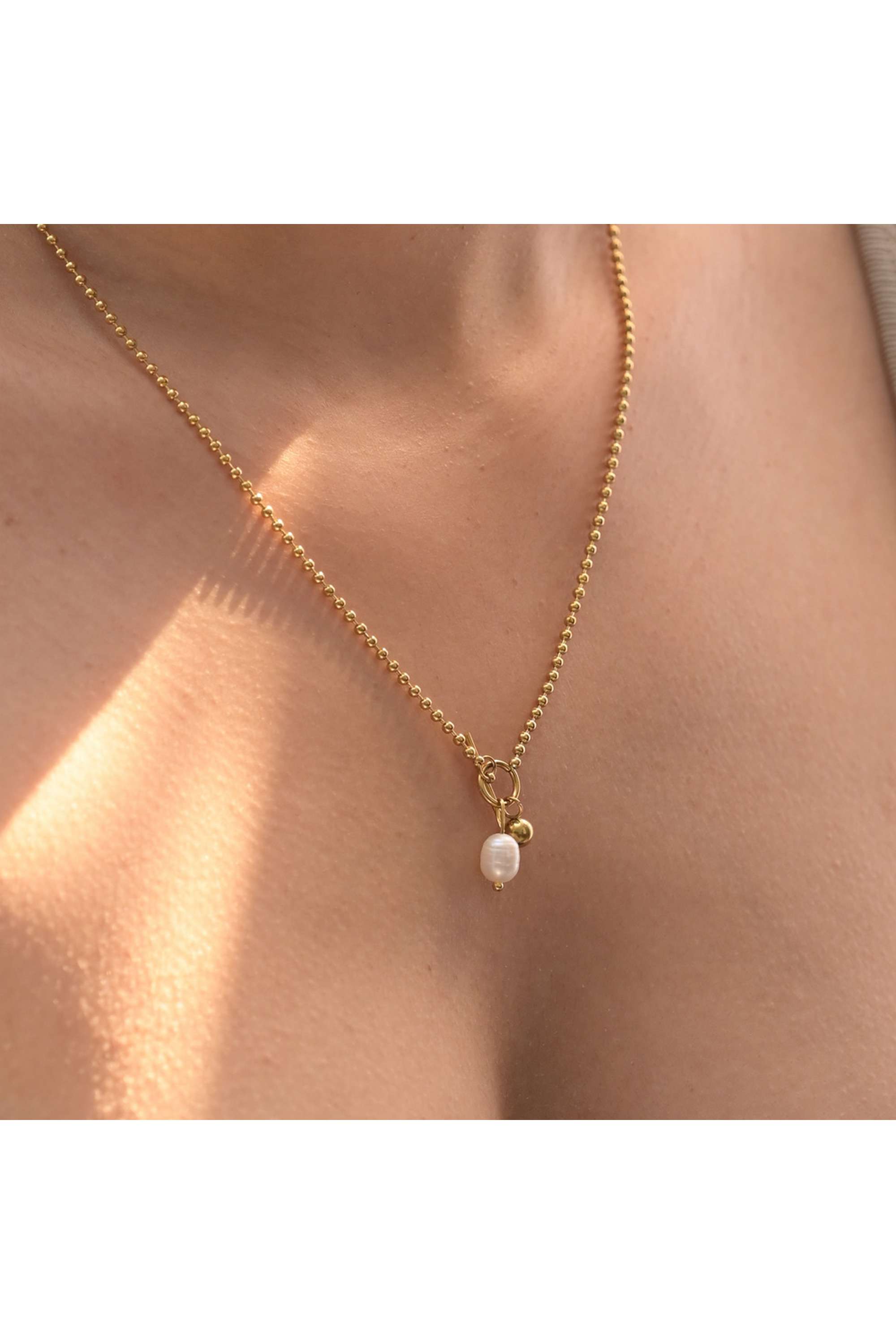 18k-Gold-Plated-Dainty-Beaded-Pearl-Chain-for-Womens-Waterproof-&-Anti-Tarnish