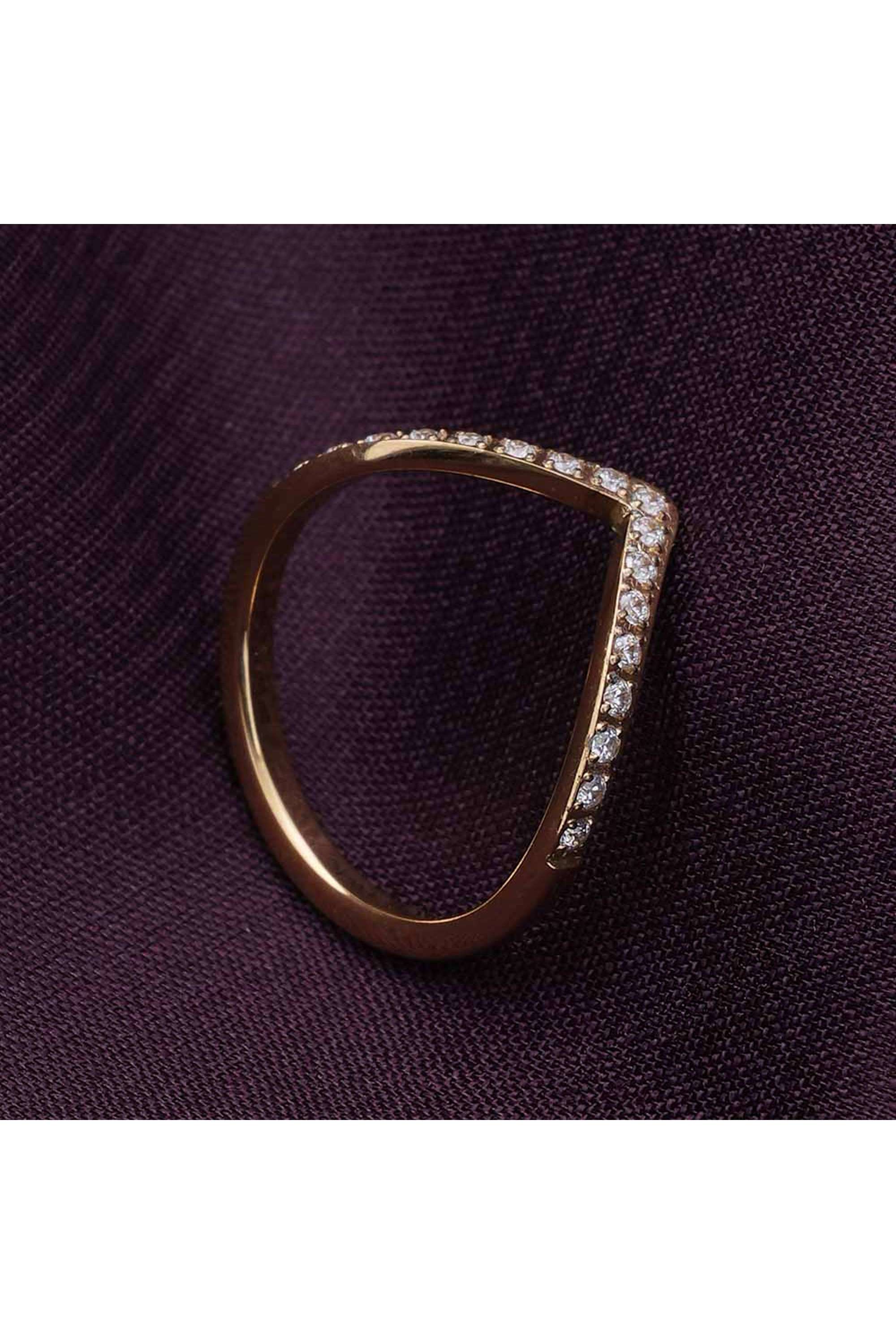 Chevron-Ring-for-Womens-(Size---6)---Waterproof-&-Anti-Tarnish