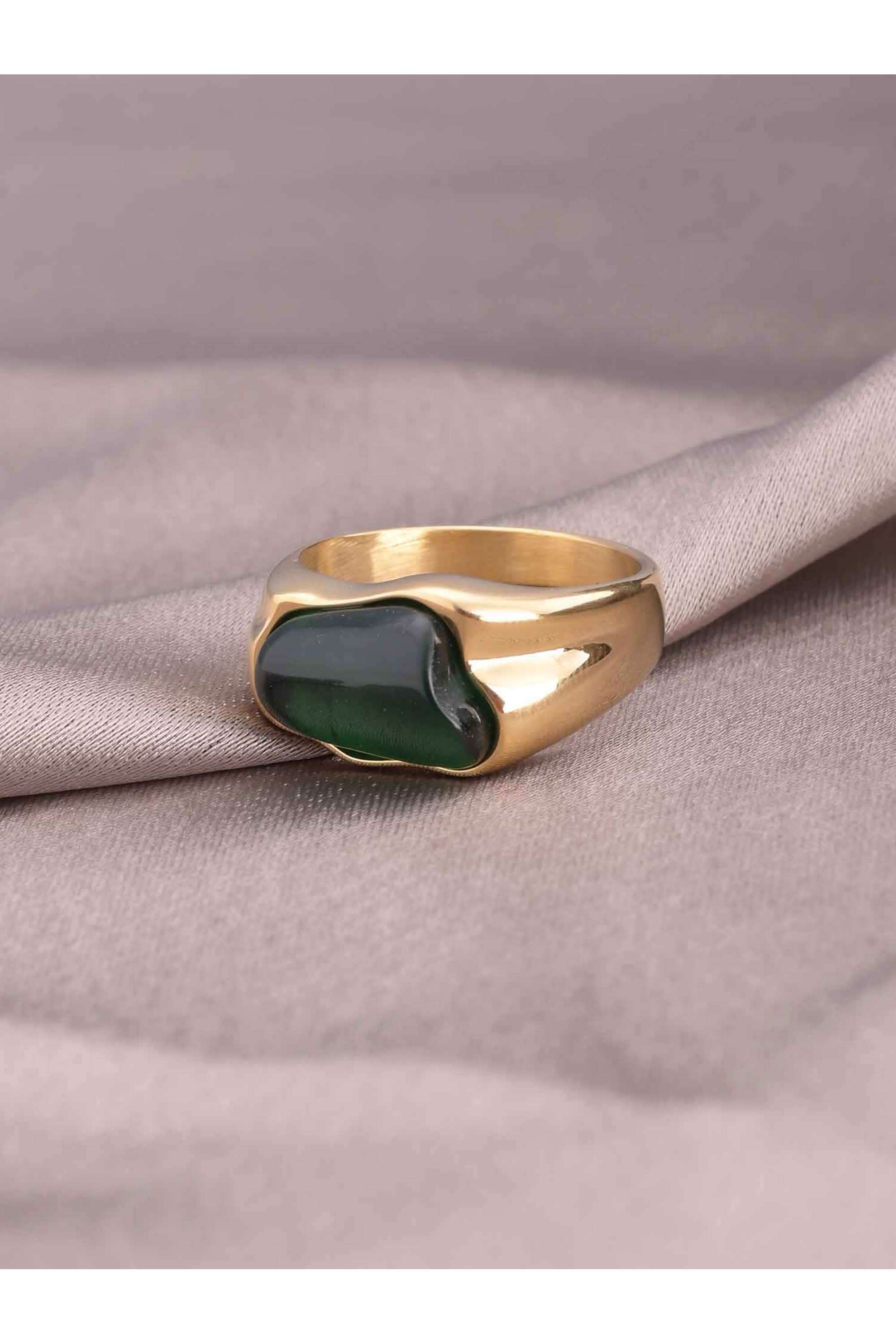 Greenstone-Enigma-Ring-for-Womens-(Size---6)---Waterproof-&-Anti-Tarnish
