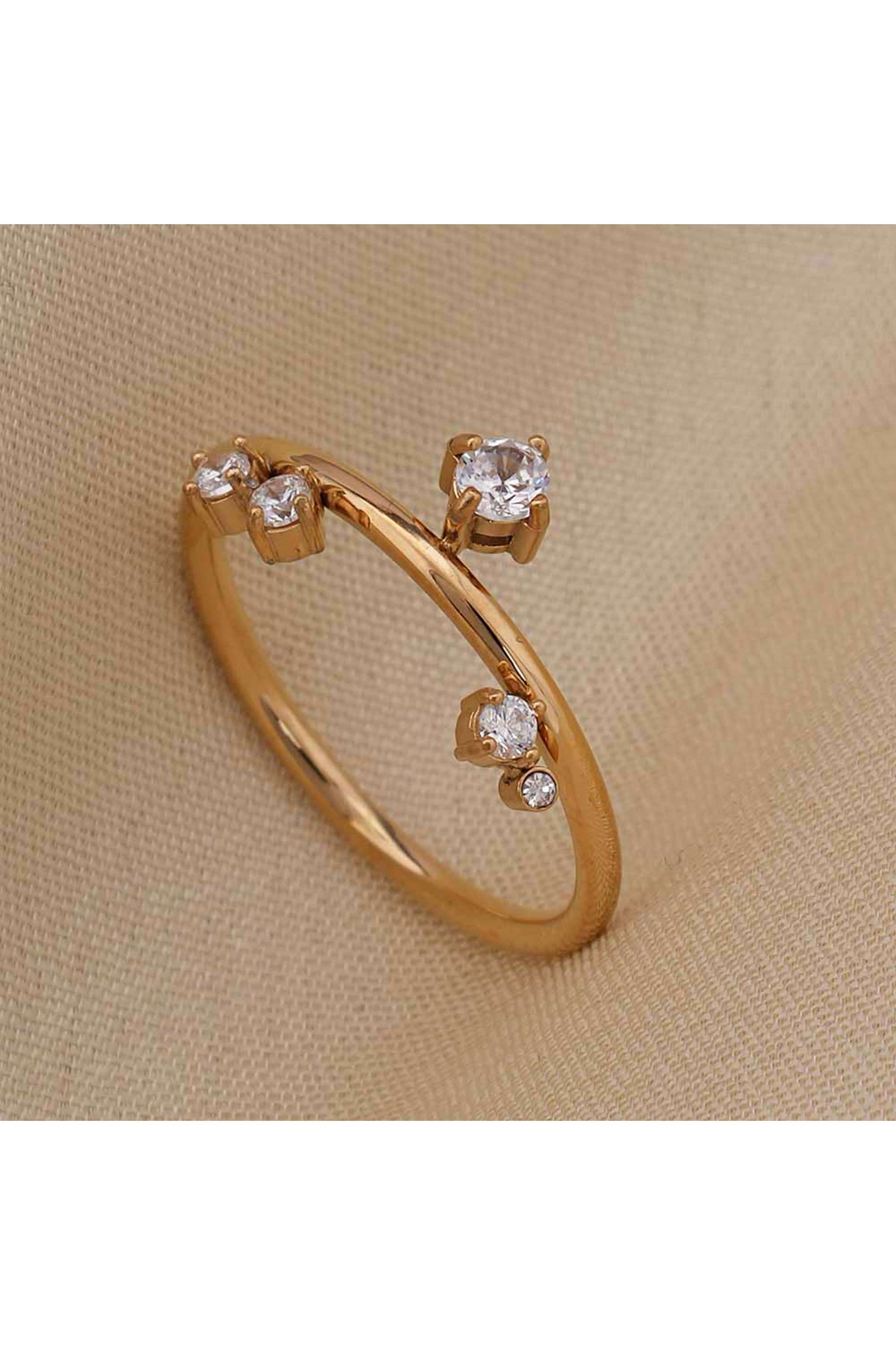 Celestial-Quintet-Ring-for-Womens-(Size---8)---Waterproof-&-Anti-Tarnish
