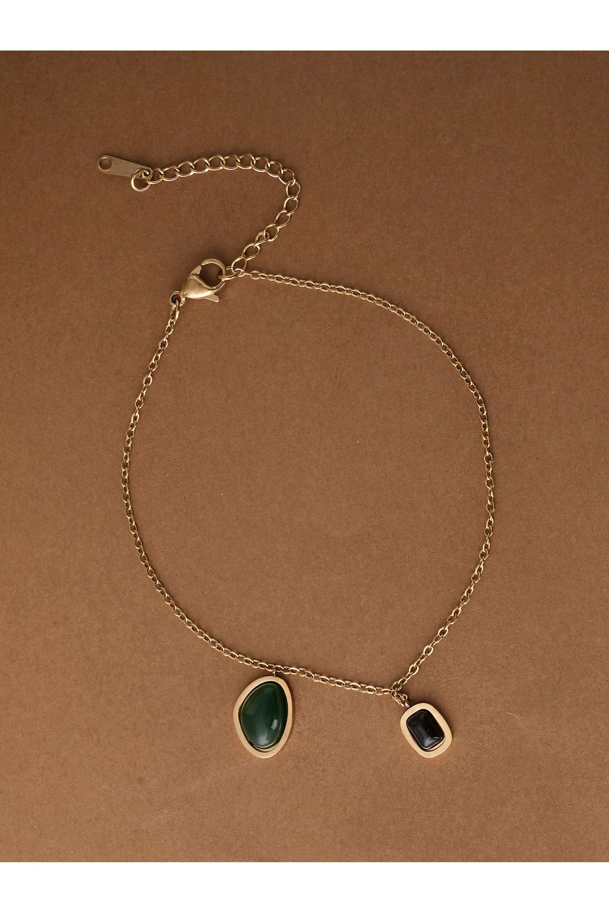 Emerald-Night-Anklet-for-Womens-Waterproof-&-Anti-Tarnish
