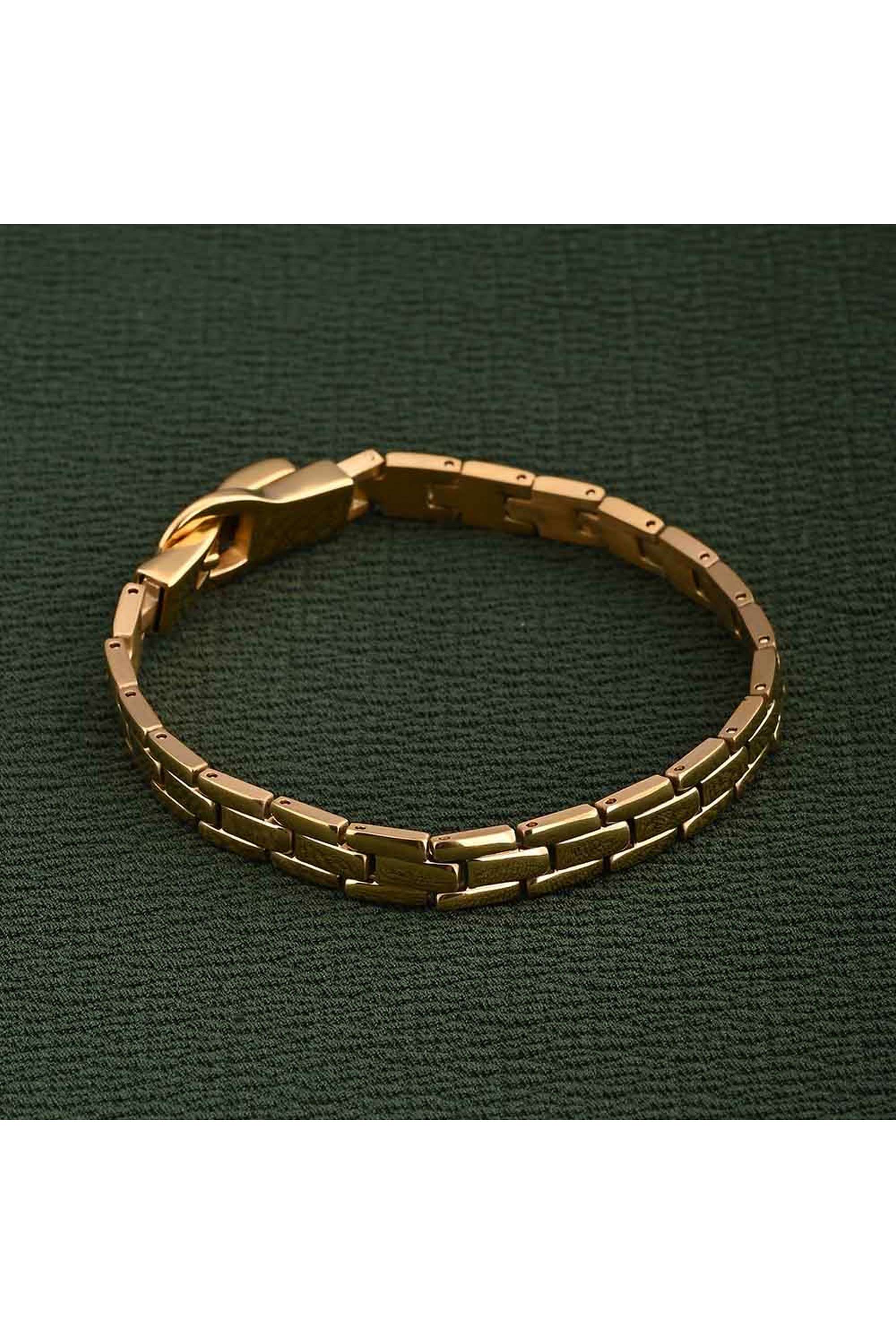 Rectangular-Rhythm-Link-Bracelet-for-Womens-Waterproof-&-Anti-Tarnish