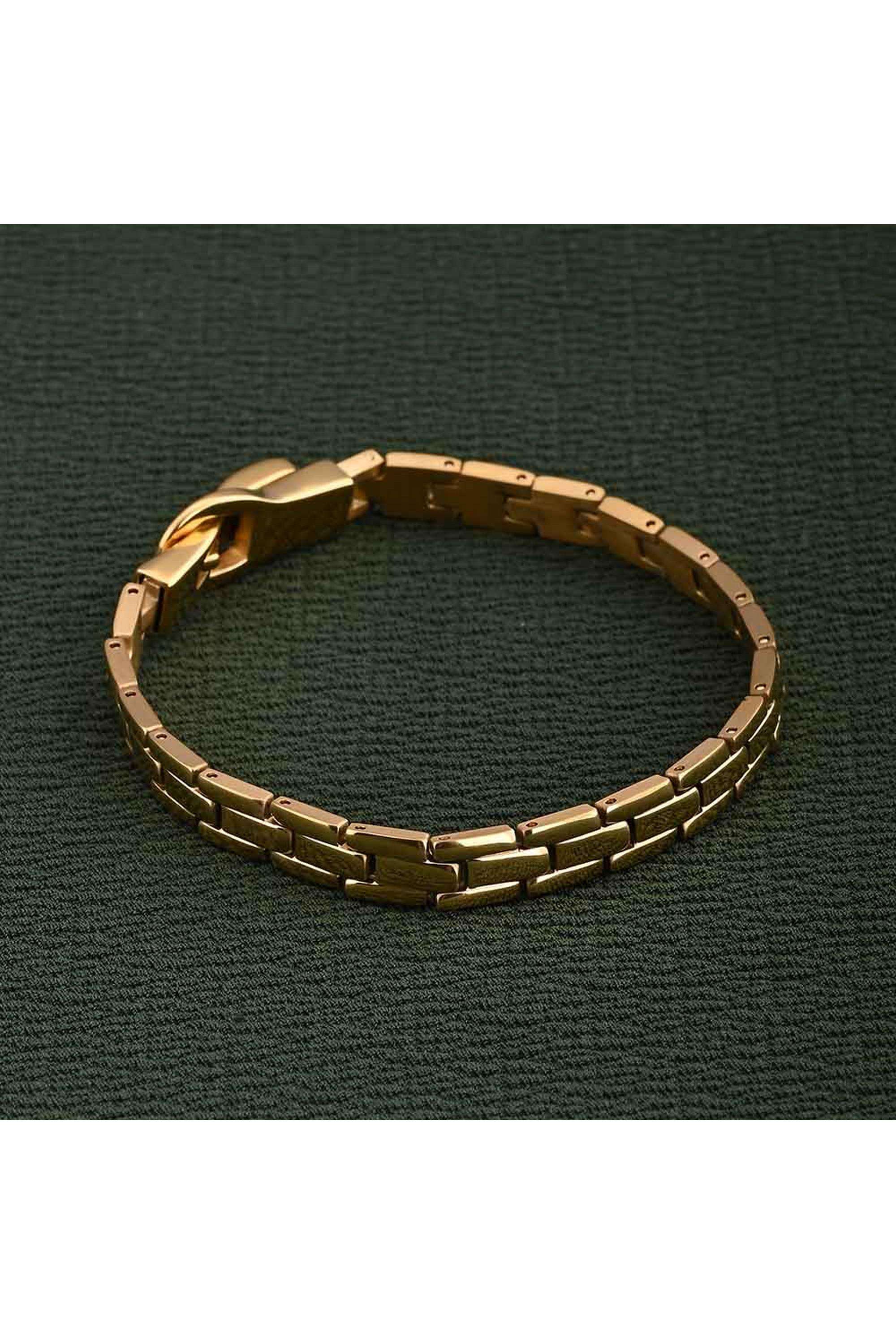 Rectangular-Rhythm-Link-Bracelet-for-Womens-Waterproof-&-Anti-Tarnish