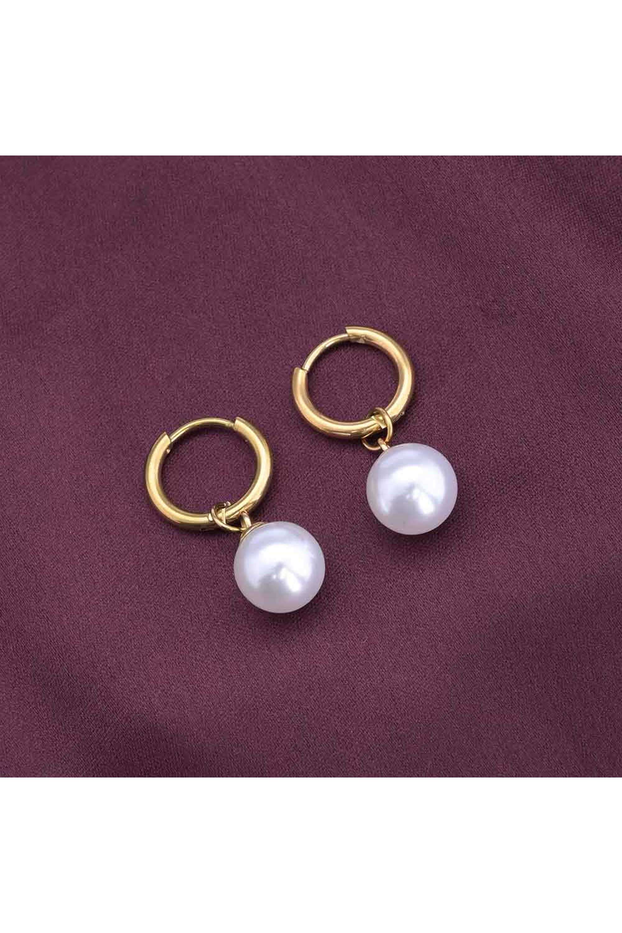 18K-Gold-Plated-Pearl-Orbit-Earrings-For-Womens-Waterproof-&-Anti-Tarnish