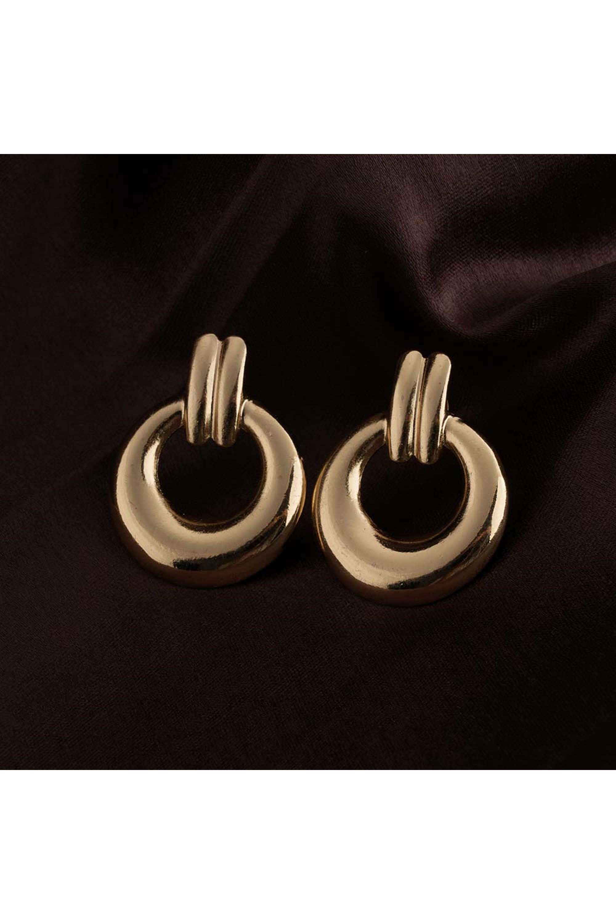 18K-Gold-Plated-Grooved-Gold-Hoop-Earrings-For-Womens-Waterproof-&-Anti-Tarnish