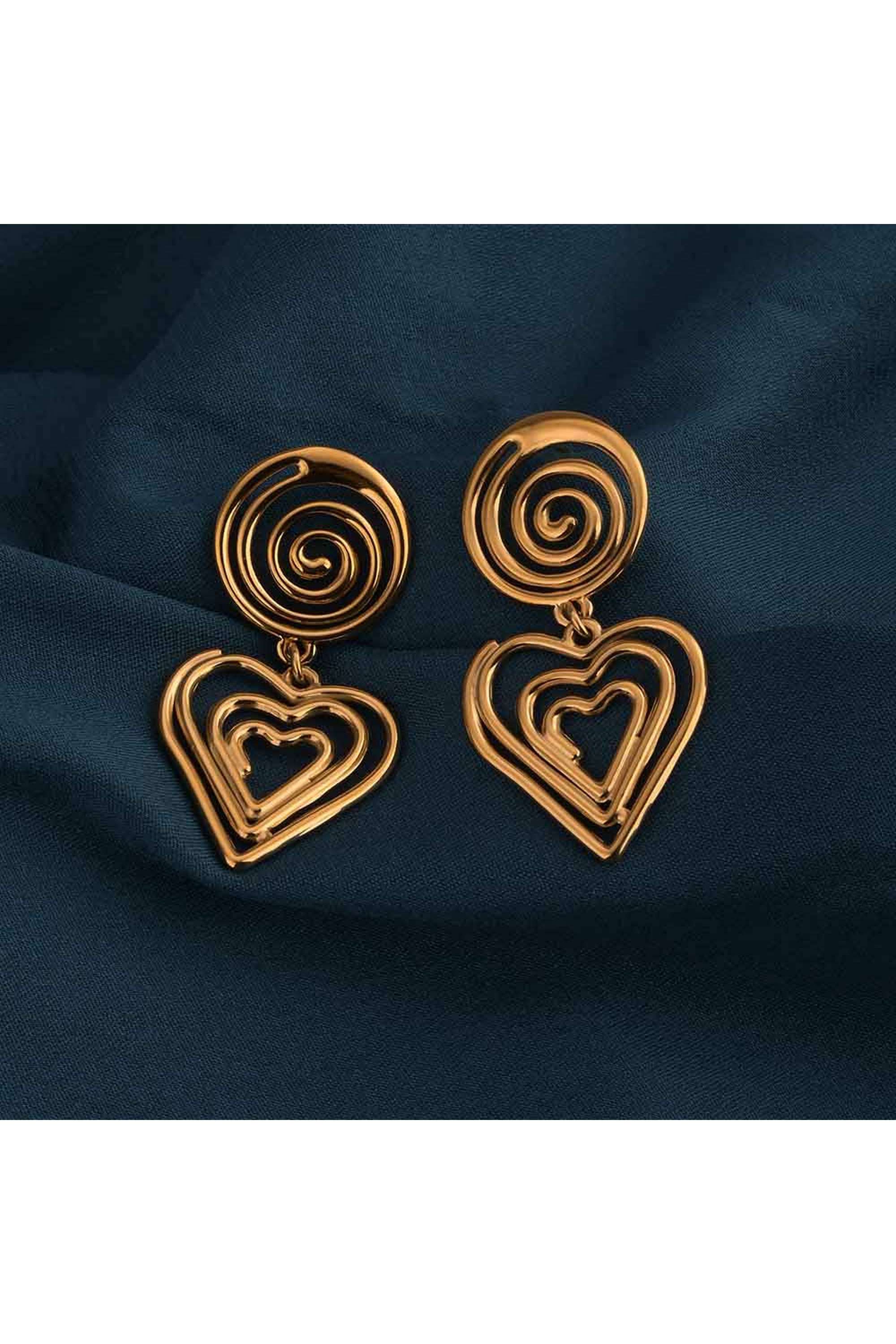 18k-Gold-Plated-Swirling-Hearts-Gold-Drop-Earrings-for-Womens-Waterproof-&-Anti-Tarnish