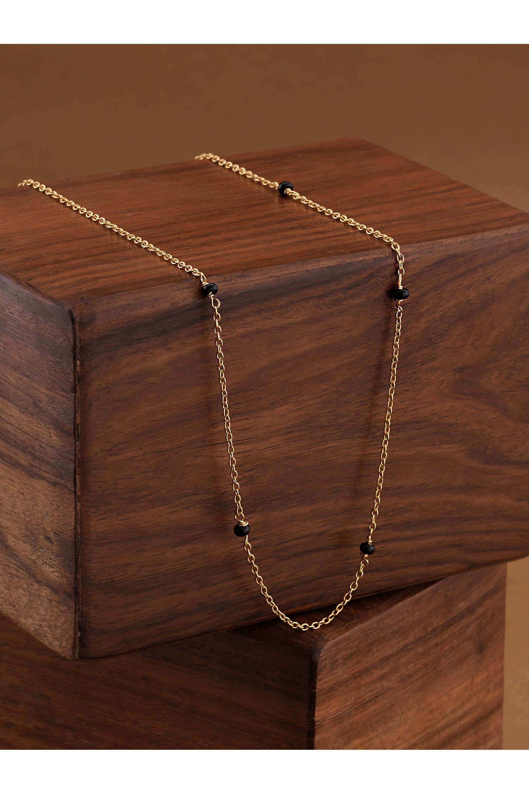925-Sterling-Silver-Gilded-Dainty-Mangalsutra-For-Women---Waterproof-&-Anti-Tarnishs