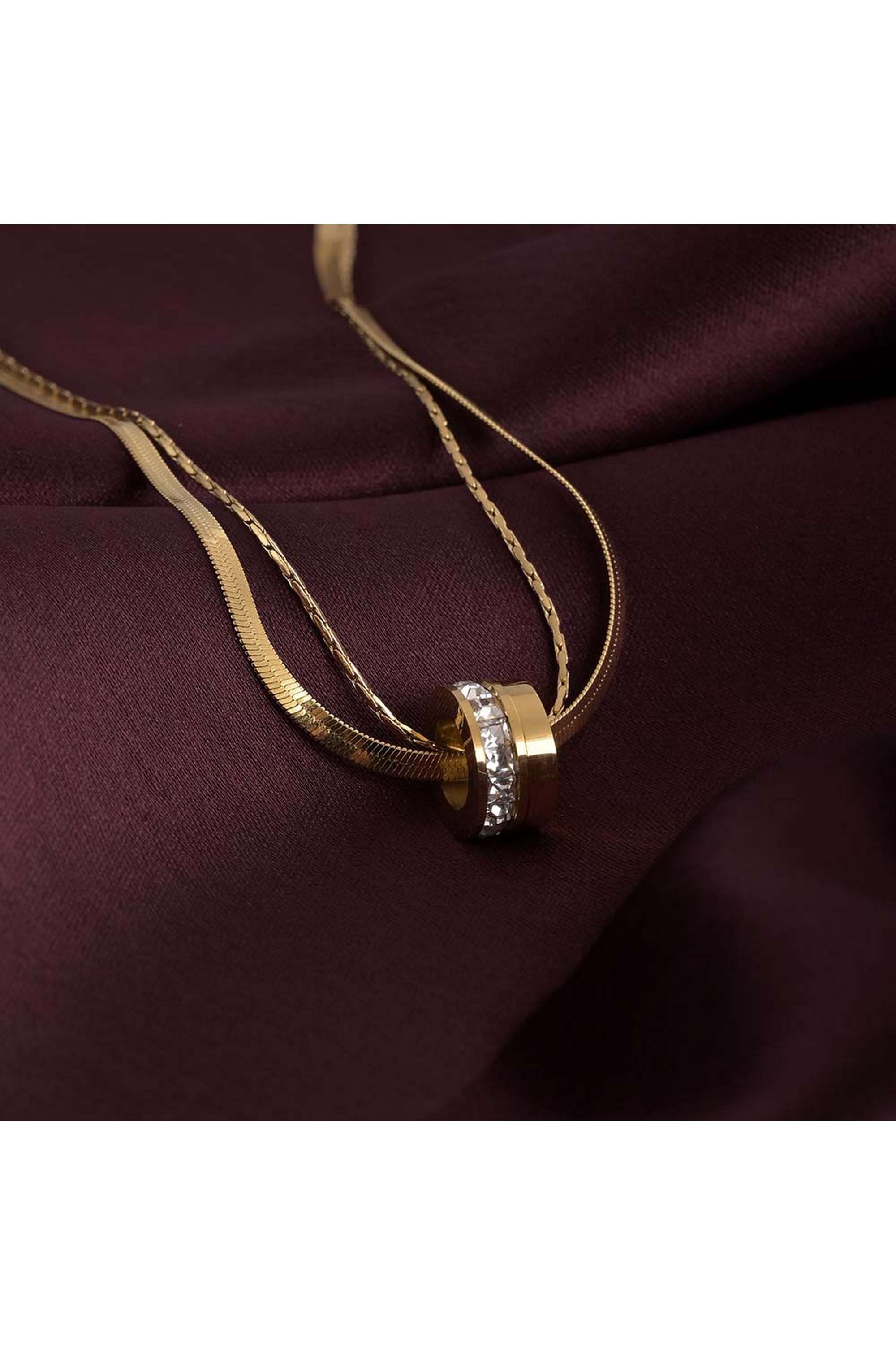 Gilded-Rings-Layered-Necklace-for-Womens---Waterproof-&-Anti-Tarnish