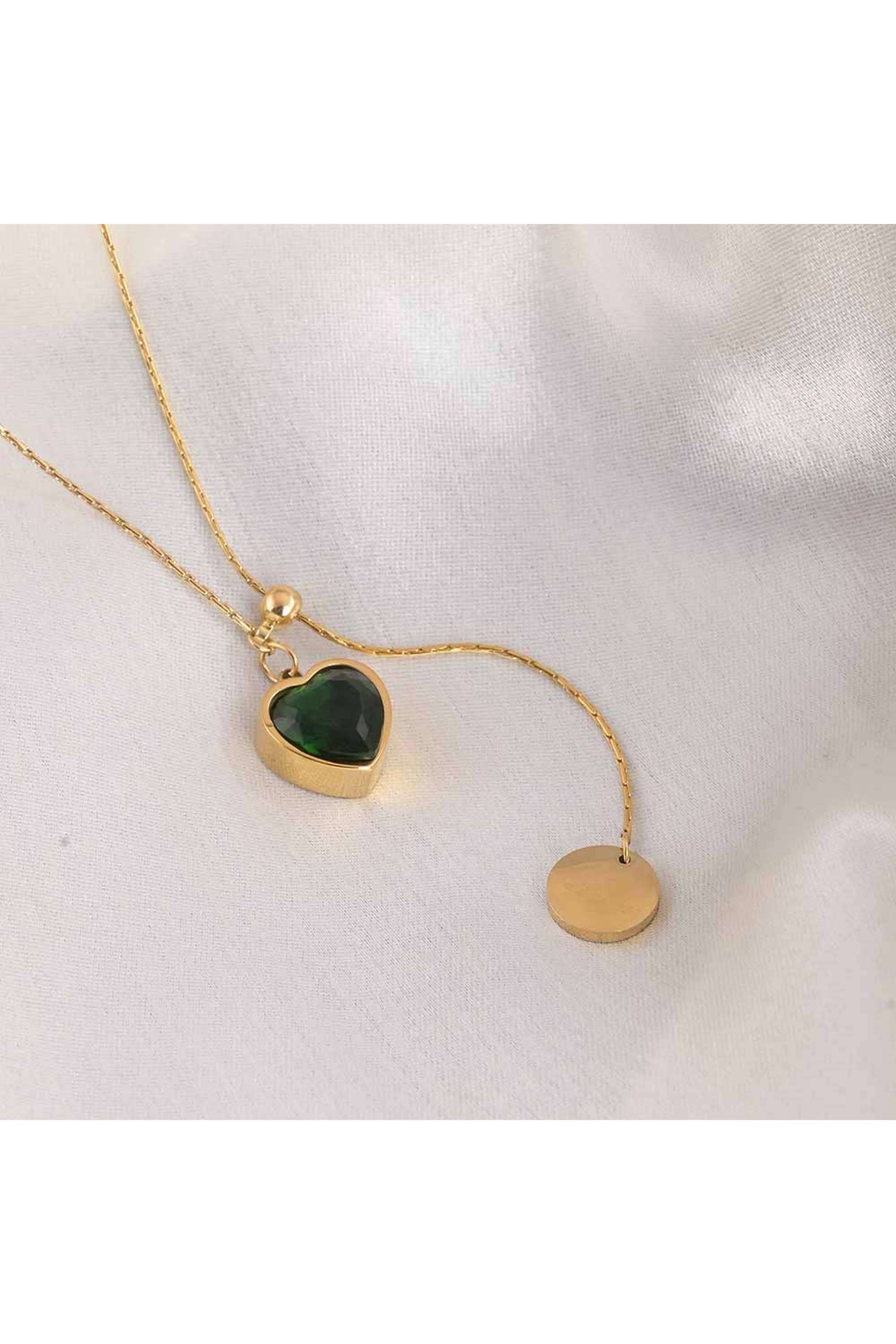 18k-Gold-Plated-Emerald-Love-Necklace-for-Womens-Waterproof-&-Anti-Tarnish