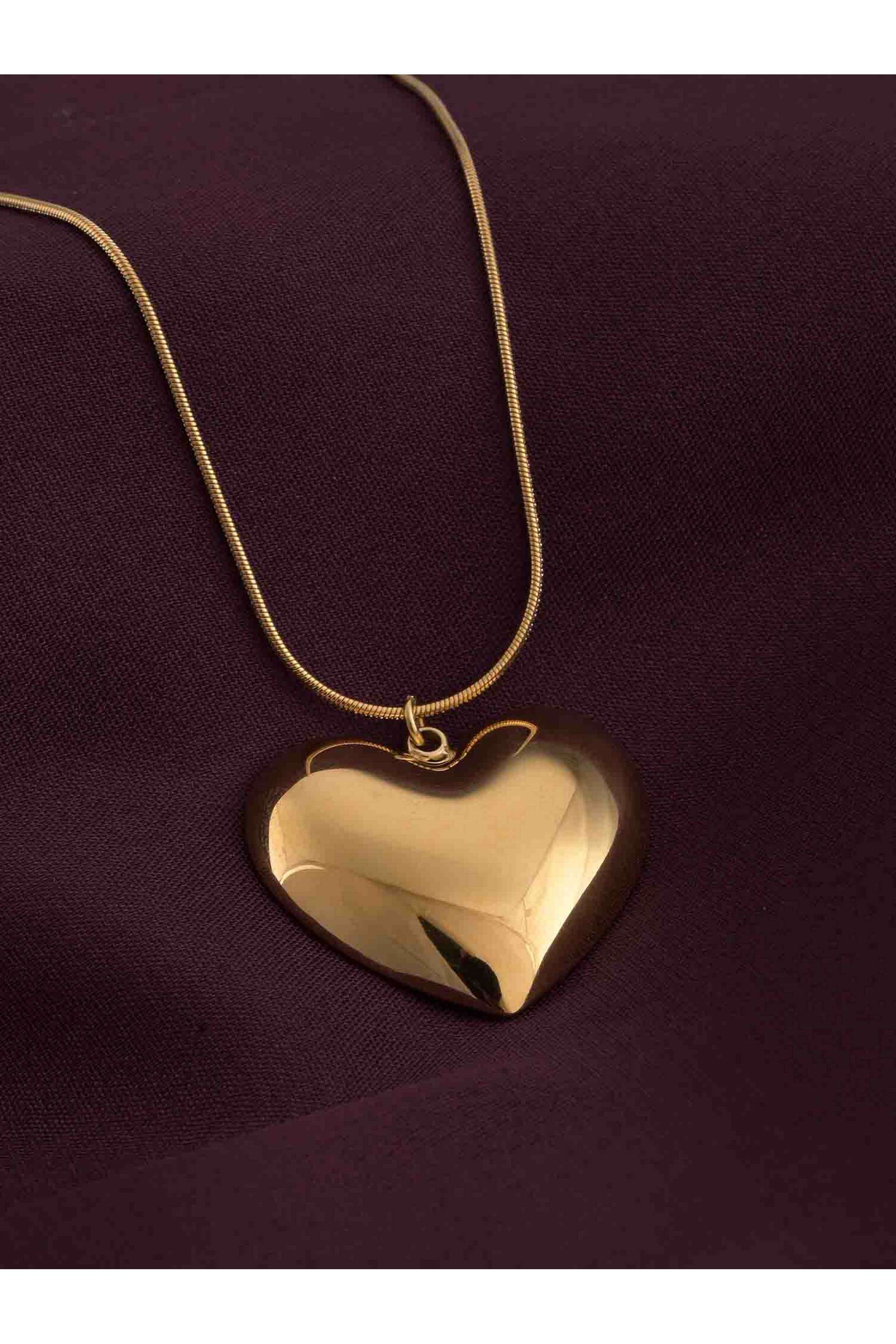 18k-Gold-Plated-Heart-Pendent-Gold-Chain-Necklace-for-Womens-Waterproof-&-Anti-Tarnish