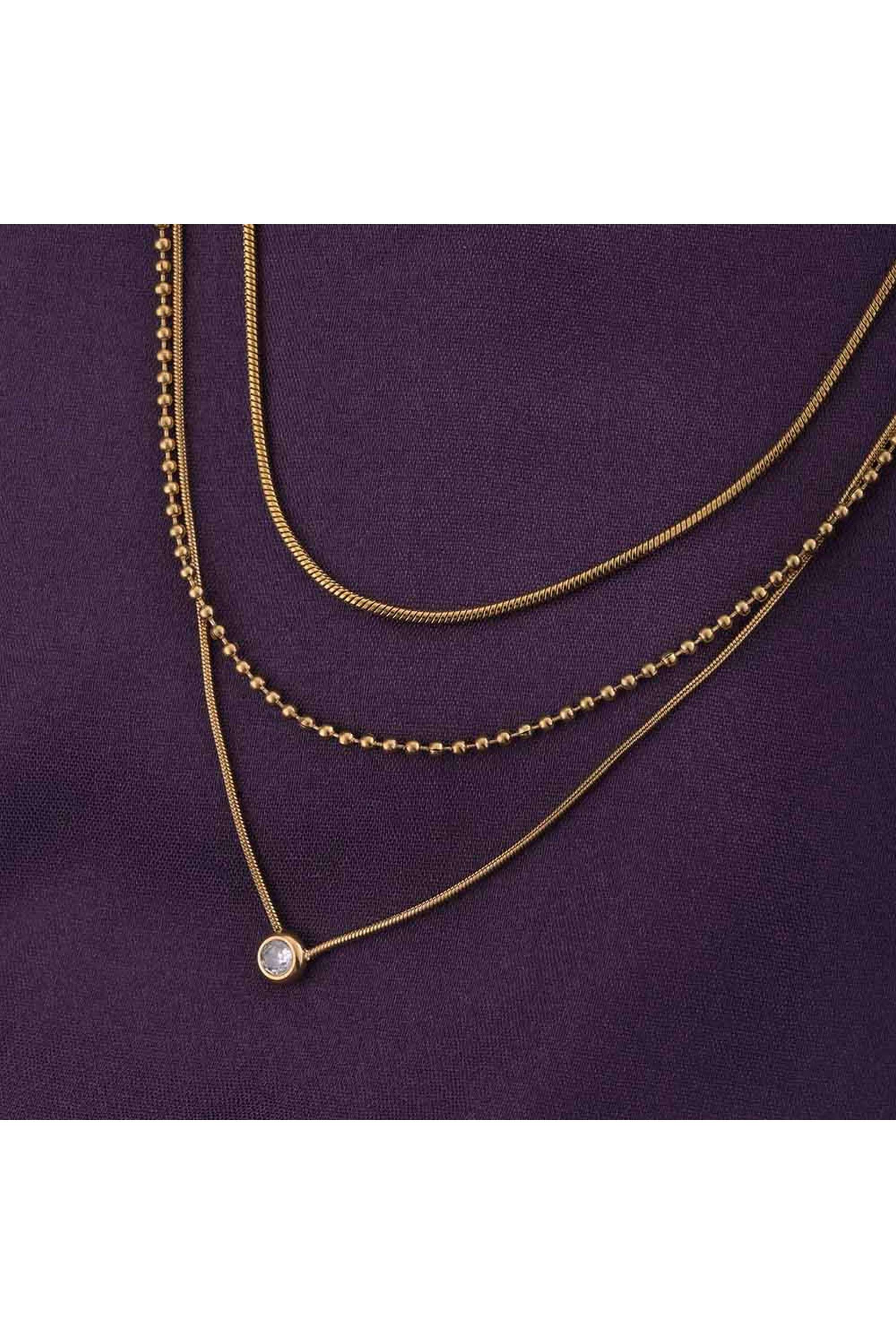 18k-Gold-Plated-Golden-Layers-With-Stone-Necklace-for-Womens-Waterproof-&-Anti-Tarnish