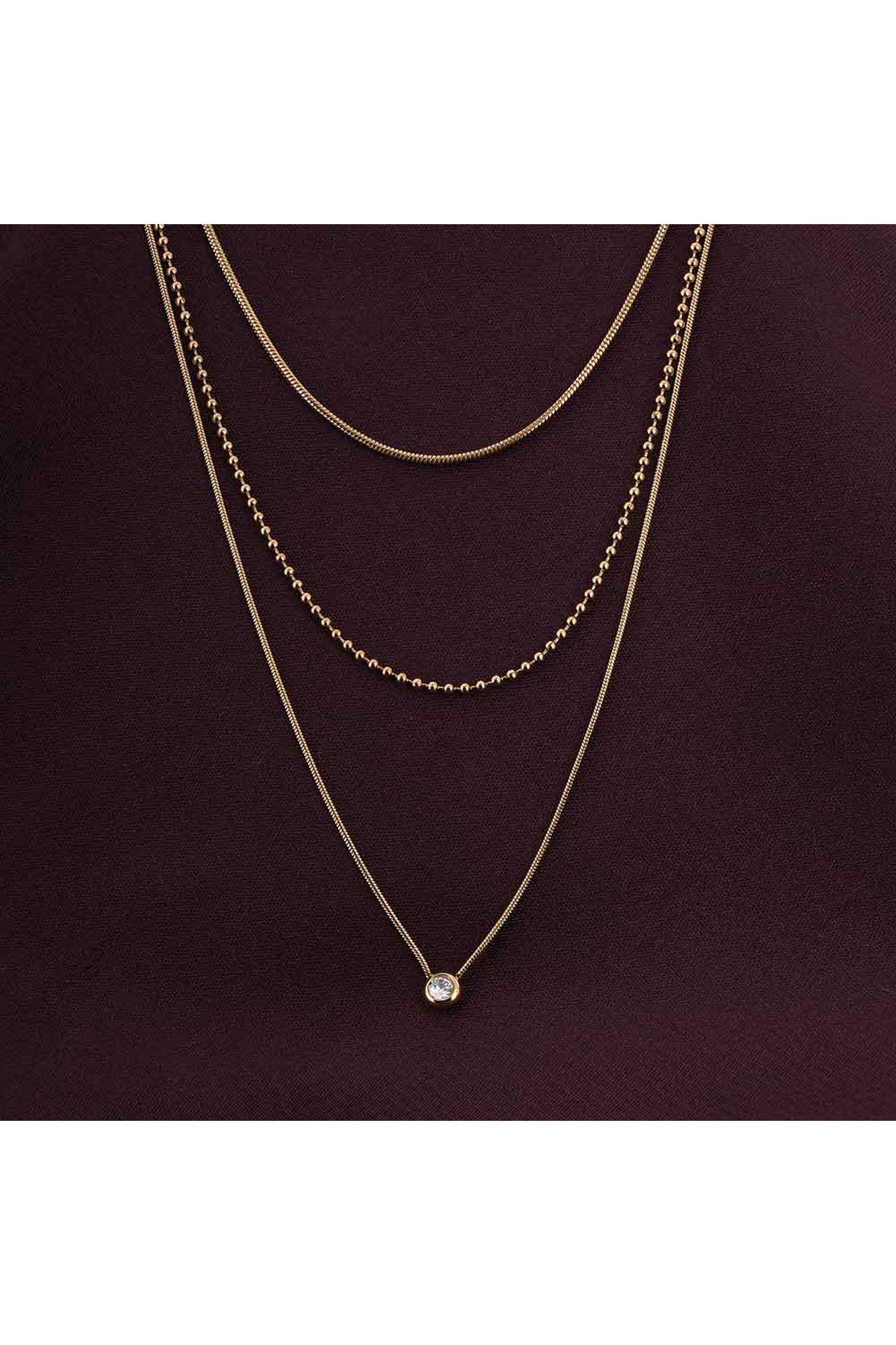 18k-Gold-Plated-Golden-Layers-With-Stone-Necklace-for-Womens-Waterproof-&-Anti-Tarnish