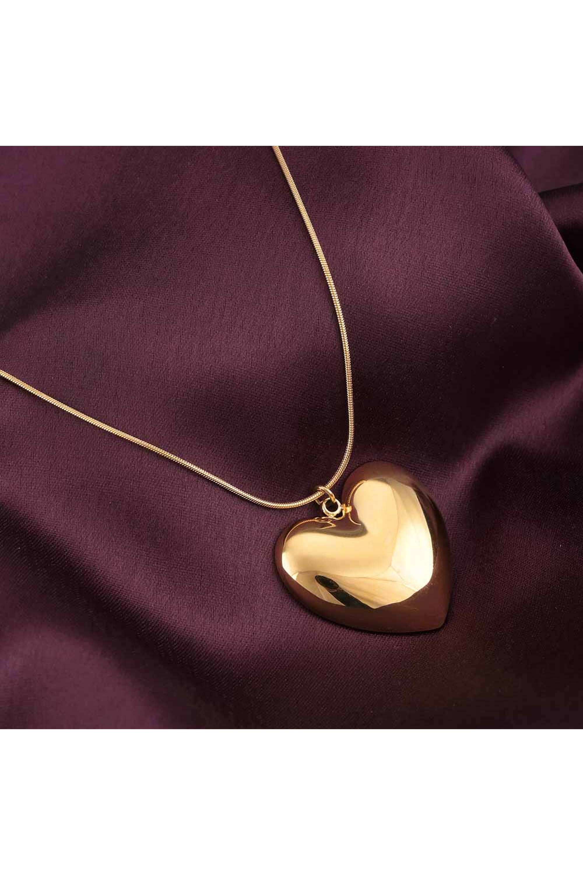 18k-Gold-Plated-Golden-Heart-Charm-Chain-Necklace-for-Womens-Waterproof-&-Anti-Tarnish