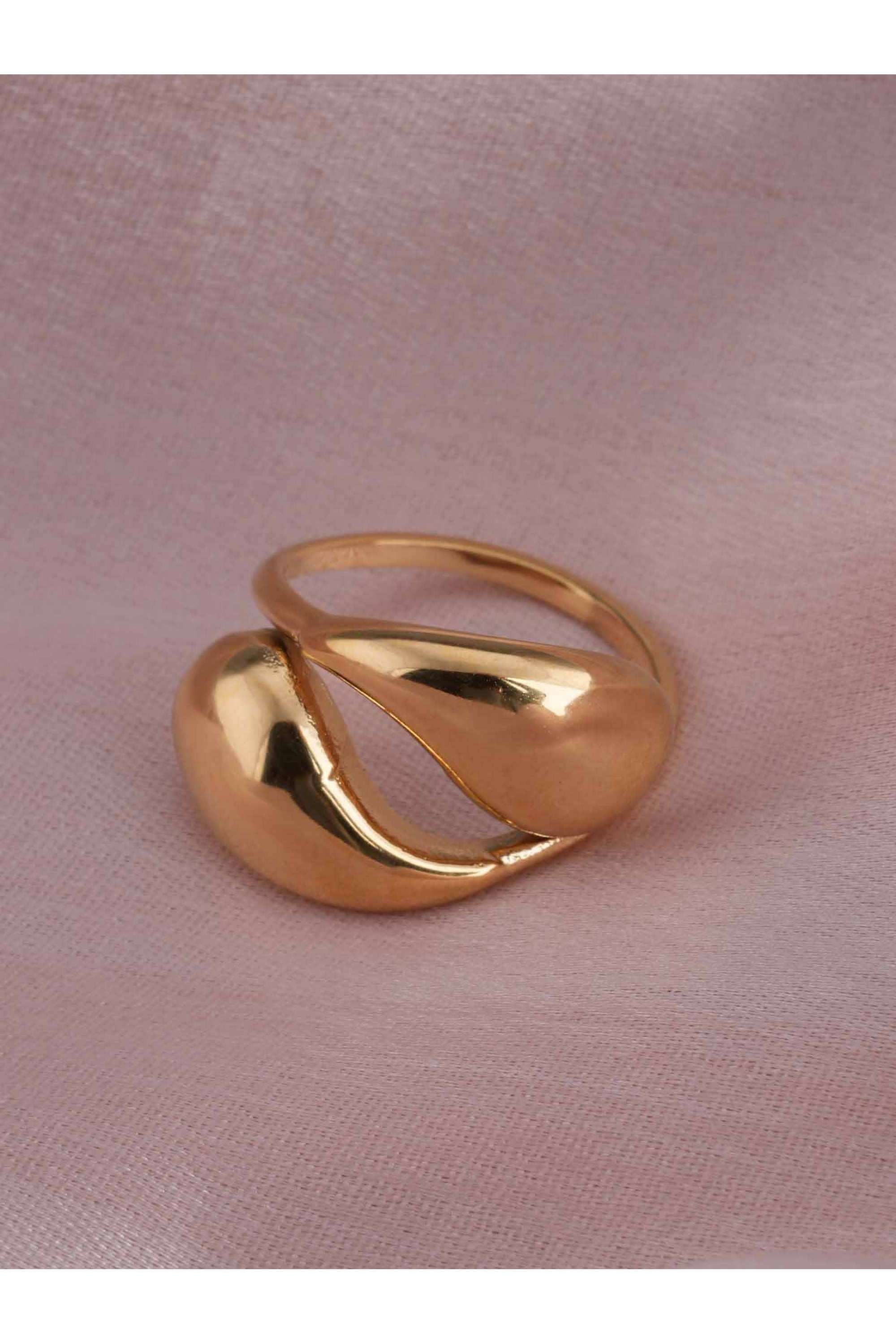 Gold-Plated-Adjustable-Finger-Ring-for-Womens-(Size---One-Size)---Waterproof-&-Anti-Tarnish