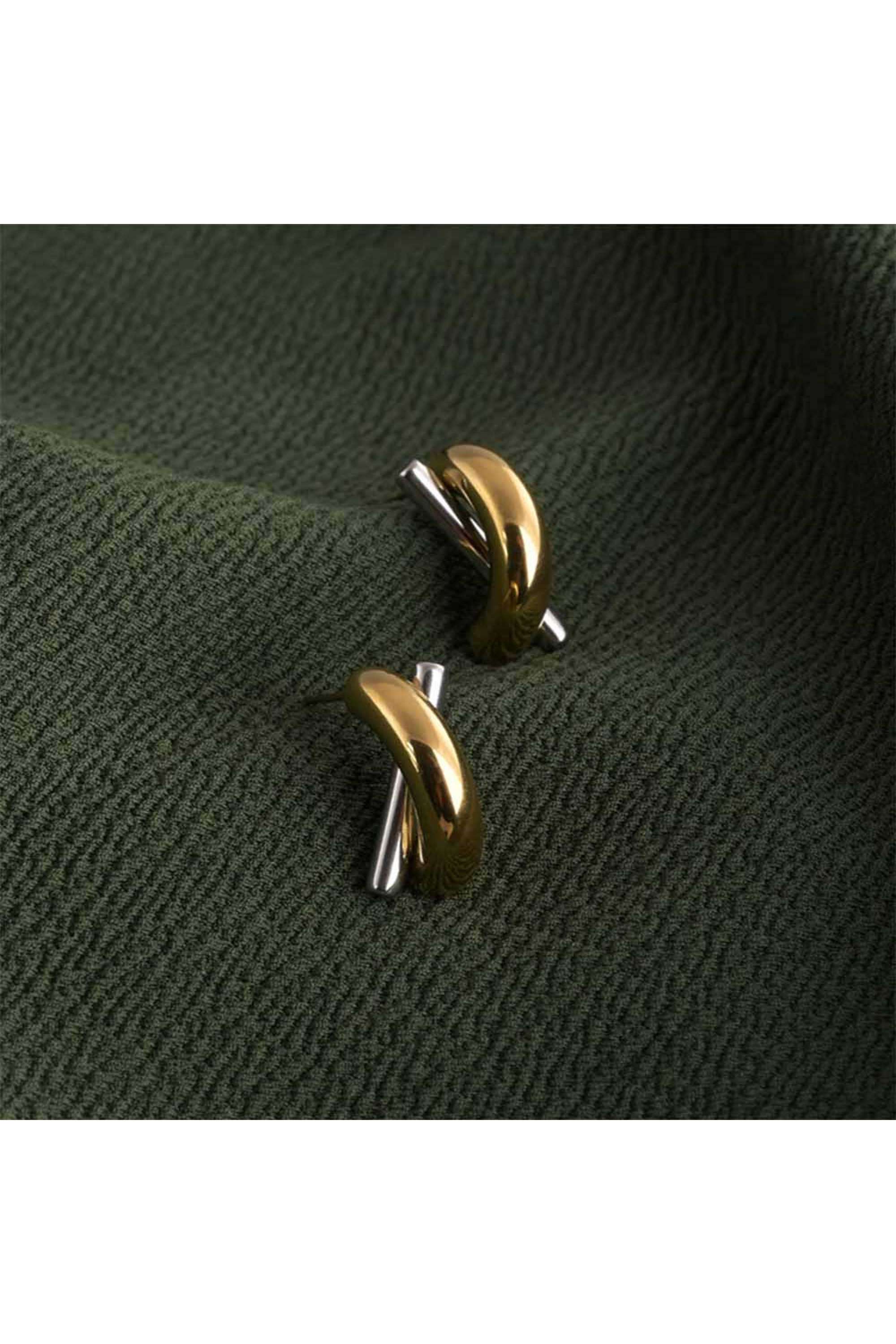 18K-Multi-Tone-Plated-Bi-Metal-Fusion-Earrings-For-Womens-Waterproof-&-Anti-Tarnish