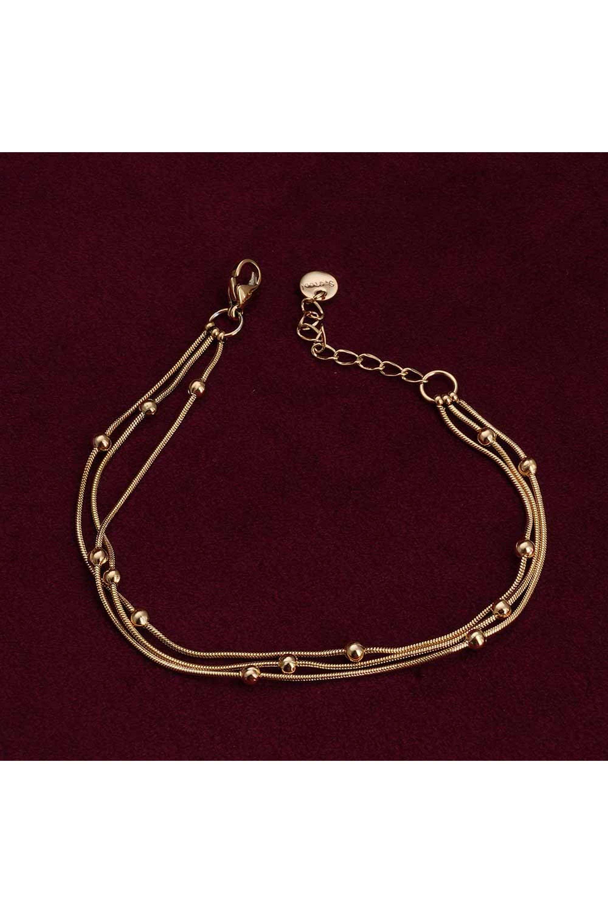 Beaded-Beauty-Layred-Chain-Bracelet-for-Womens---Waterproof-&-Anti-Tarnish