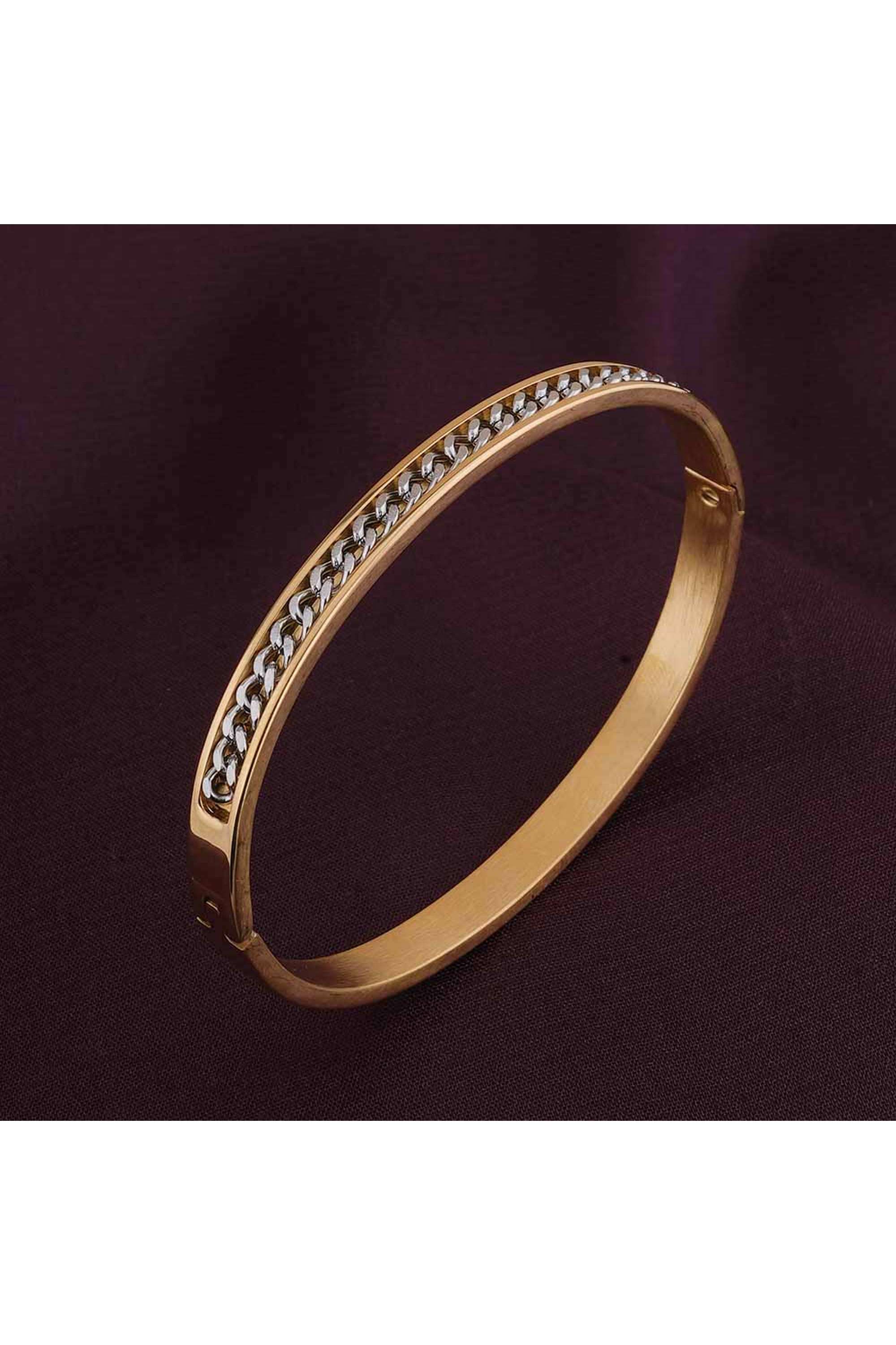 Chain-Golden-Bangle-Bracelet-for-Womens---Waterproof-&-Anti-Tarnish