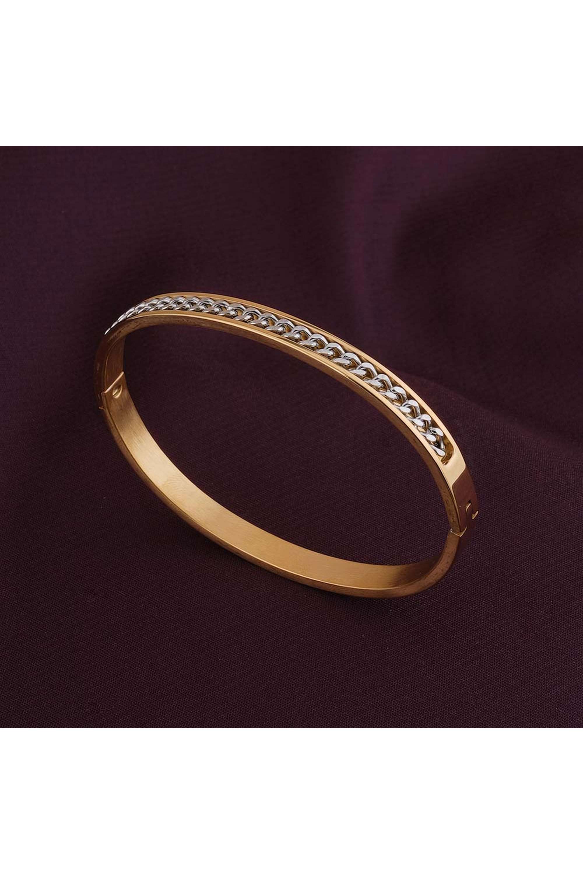 Chain-Golden-Bangle-Bracelet-for-Womens---Waterproof-&-Anti-Tarnish