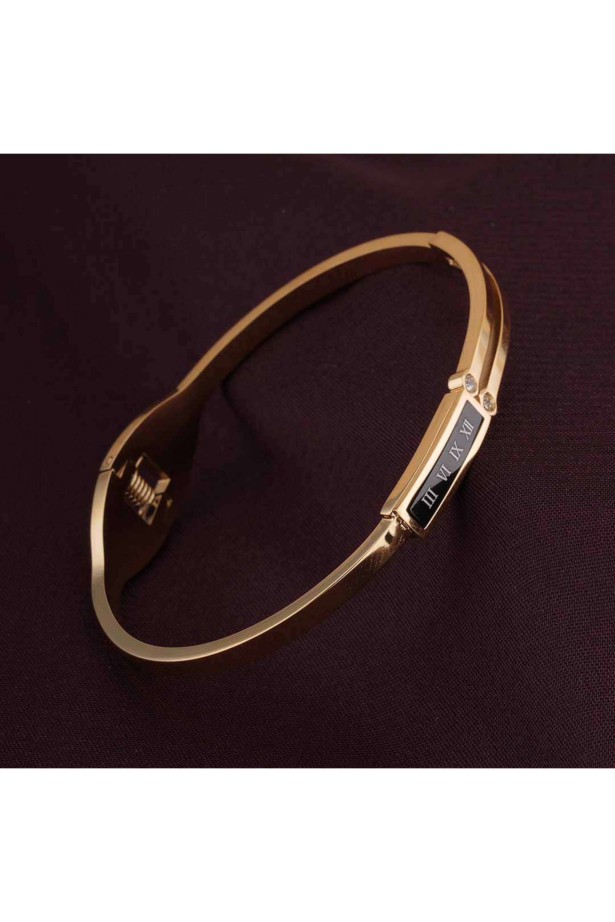 Black-Onyx-Detailed-Bracelet-for-Womens---Waterproof-&-Anti-Tarnish