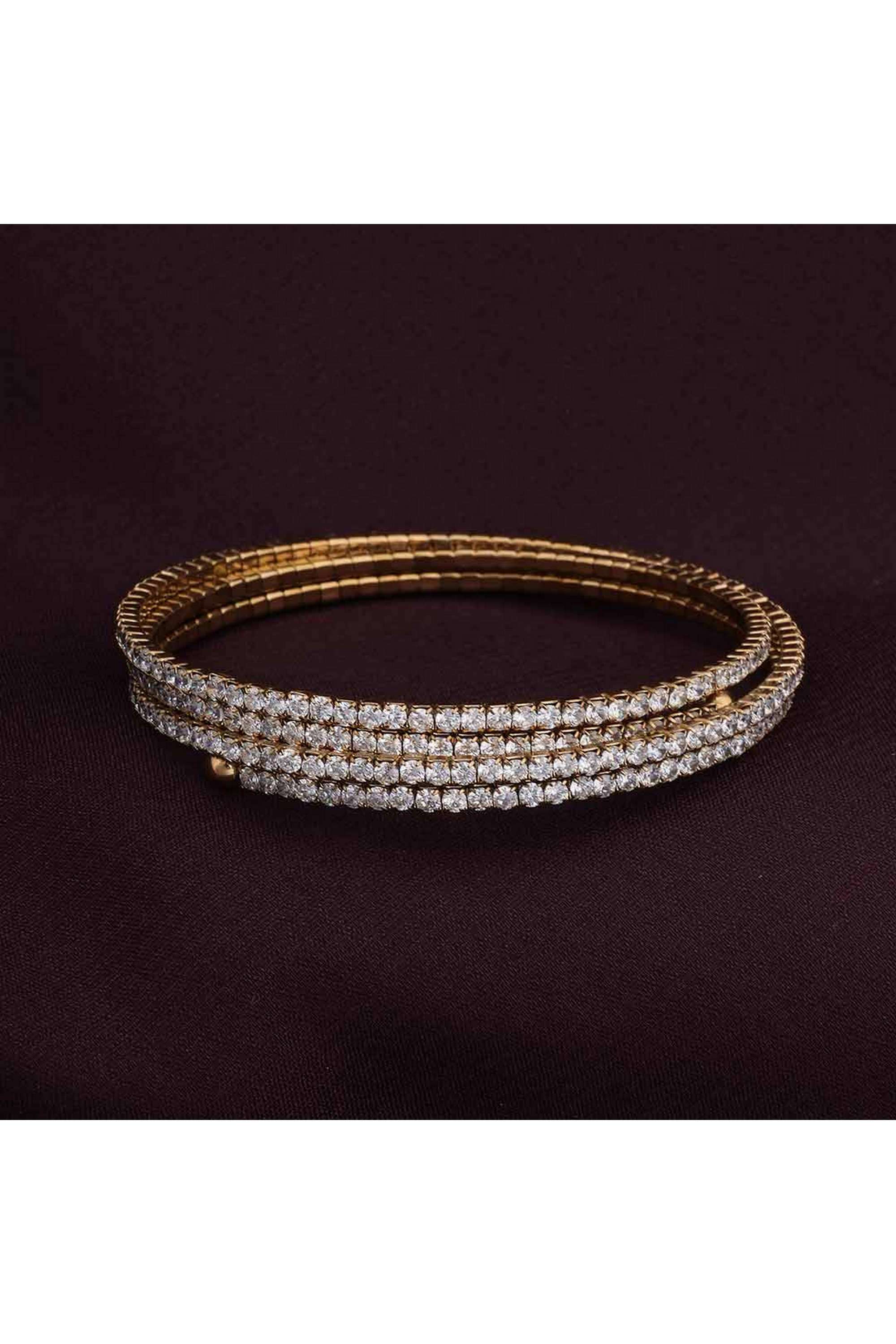 Golden-Spiral-Stone-Bracelet-for-Womens---Waterproof-&-Anti-Tarnish