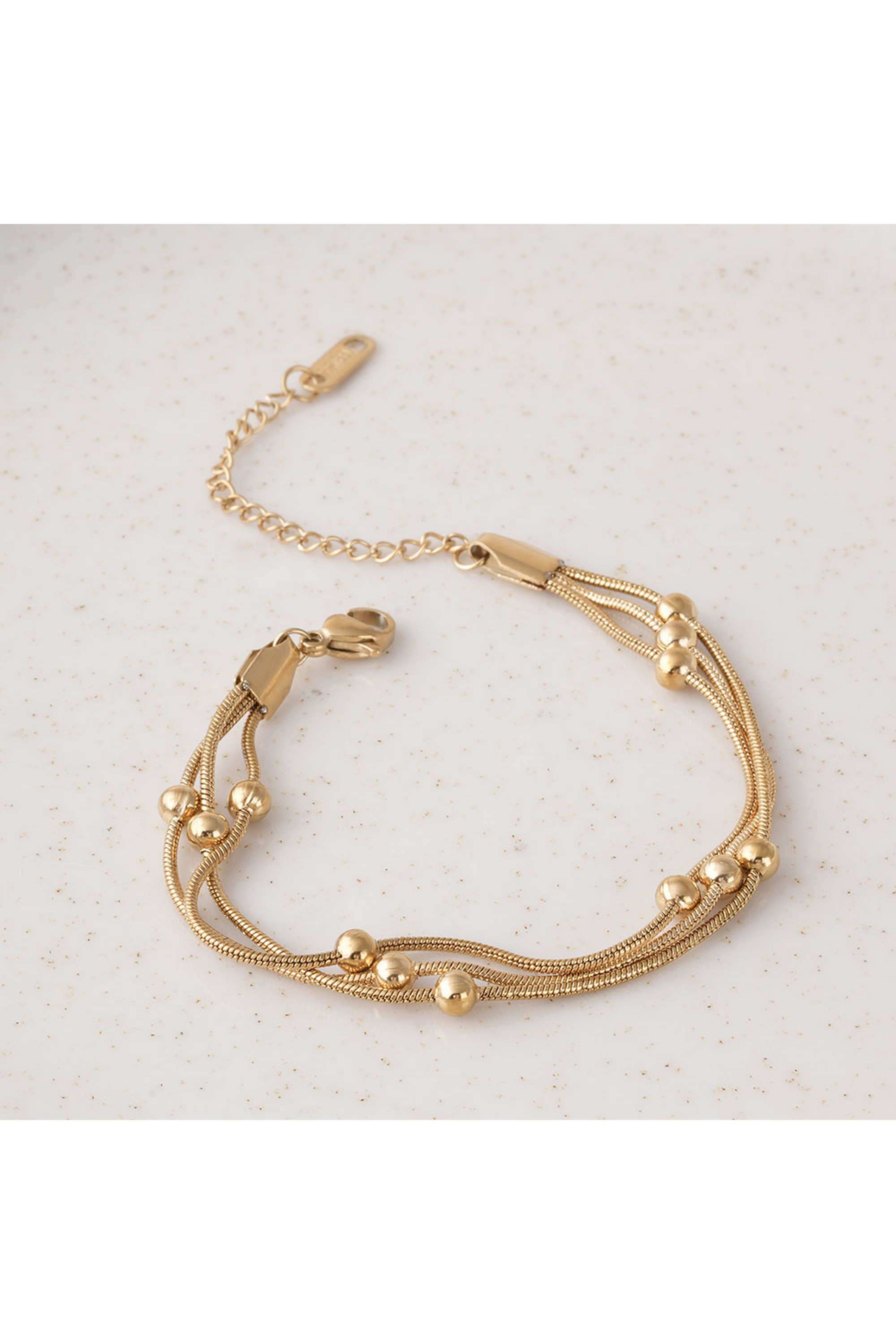 Gold-Chain-Bracelet-with-Beads-for-Womens---Waterproof-&-Anti-Tarnish