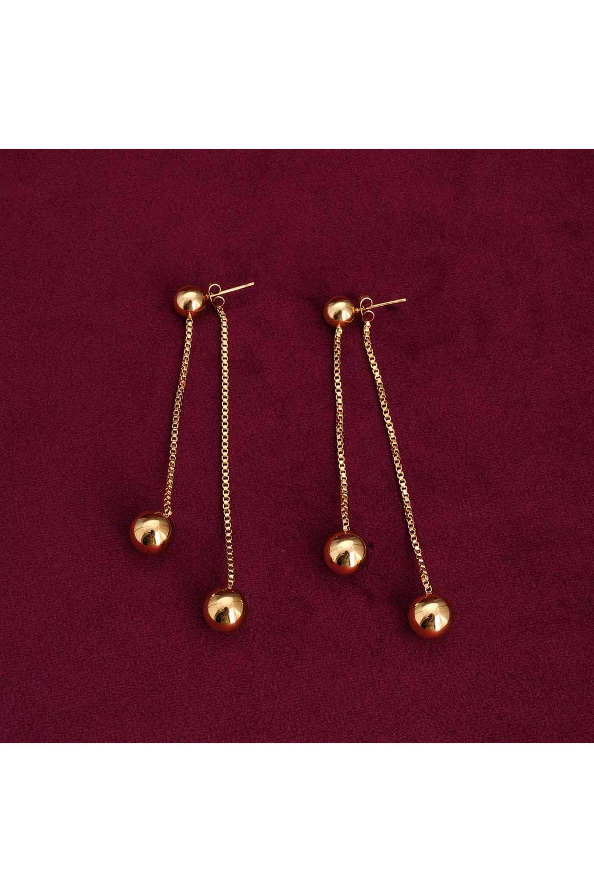 Front-Rear-Drop-Earrings-for-Womens---Waterproof-&-Anti-Tarnish