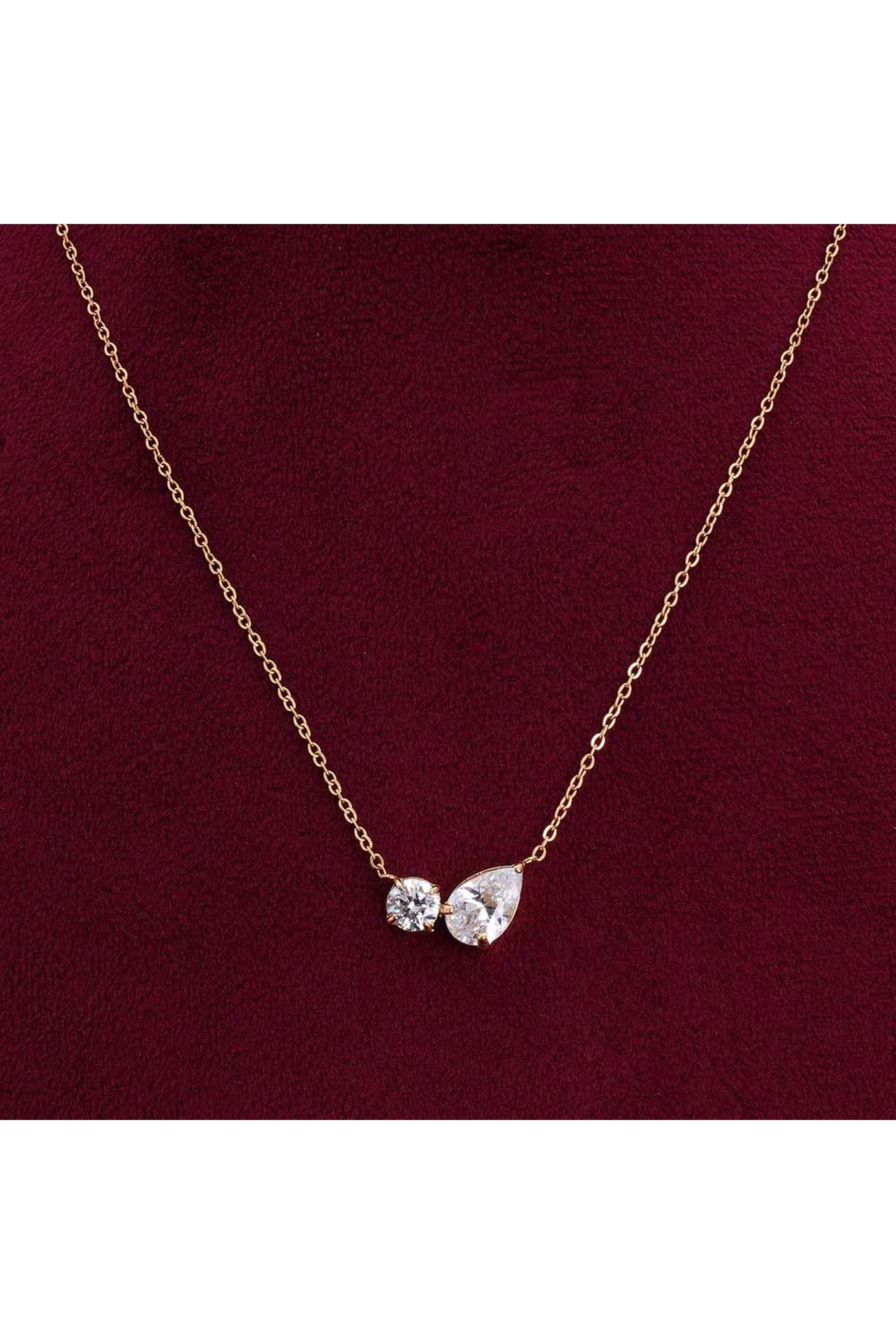 Double-Drop-Delicacy-Gold-Chain-Necklace-for-Womens---Waterproof-&-Anti-Tarnish