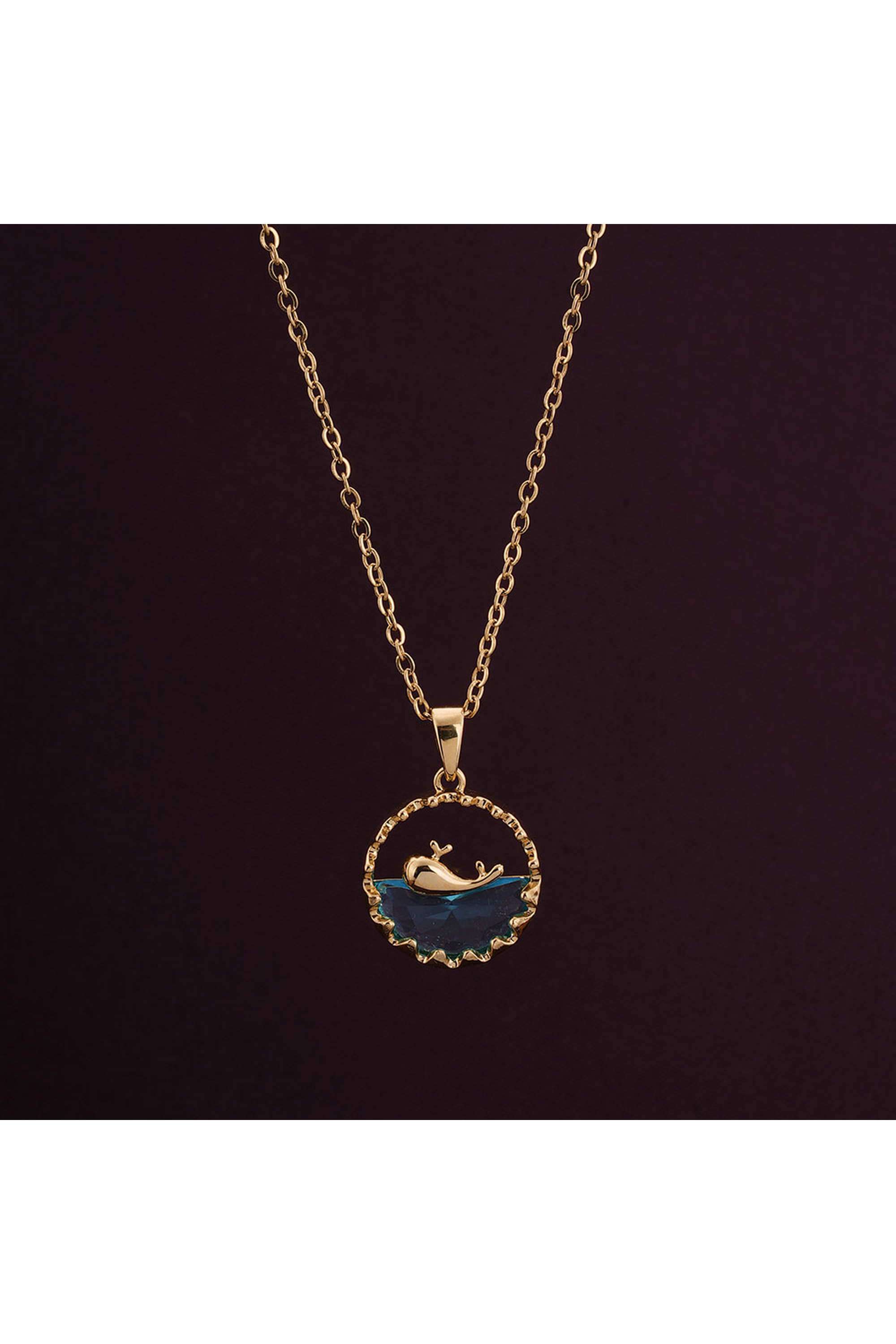 Gold-Whale-Pendent-Necklace-for-Womens---Waterproof-&-Anti-Tarnish