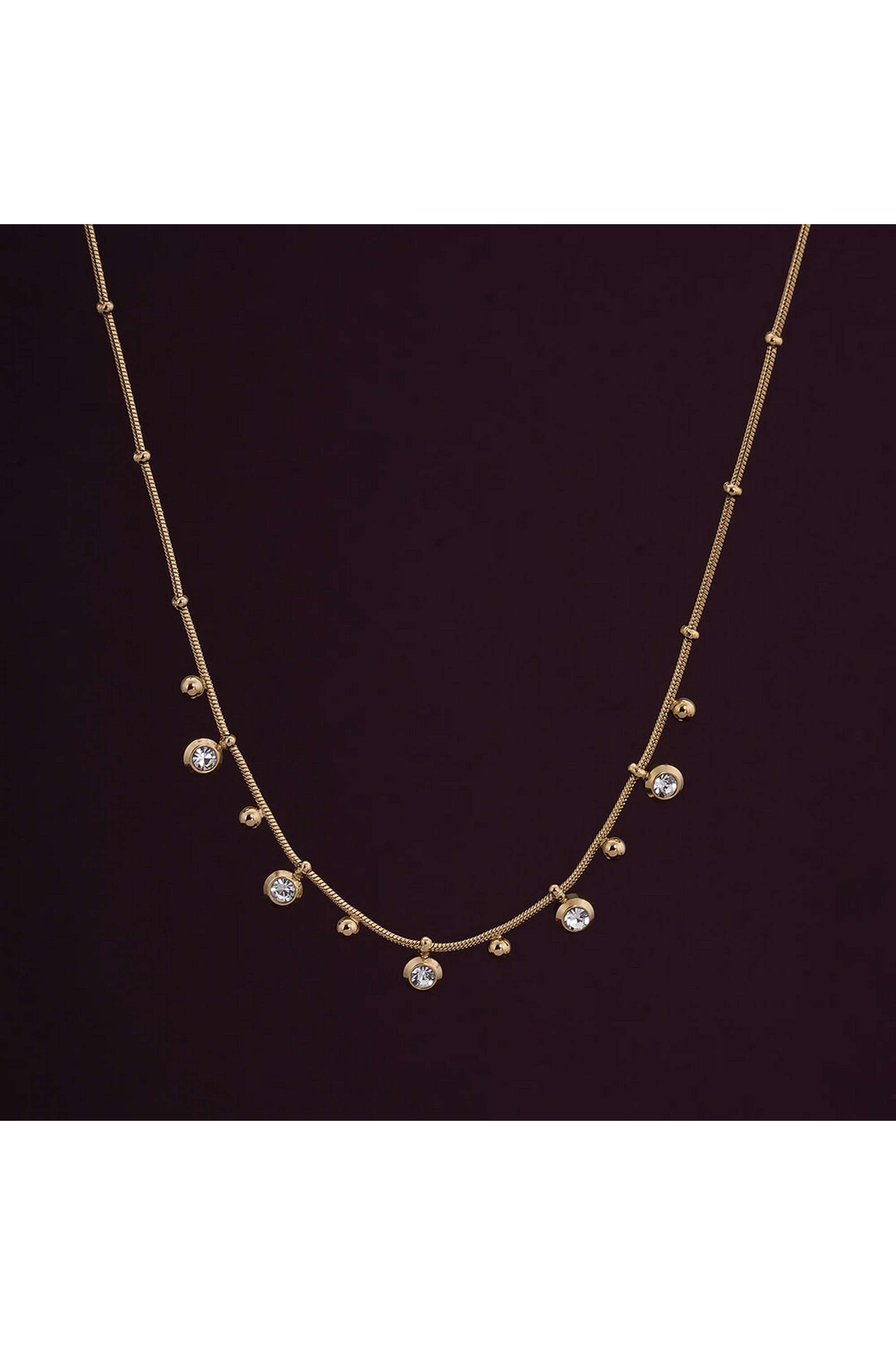 Shimmering-Diamond-Chain-Necklace-for-Womens---Waterproof-&-Anti-Tarnish
