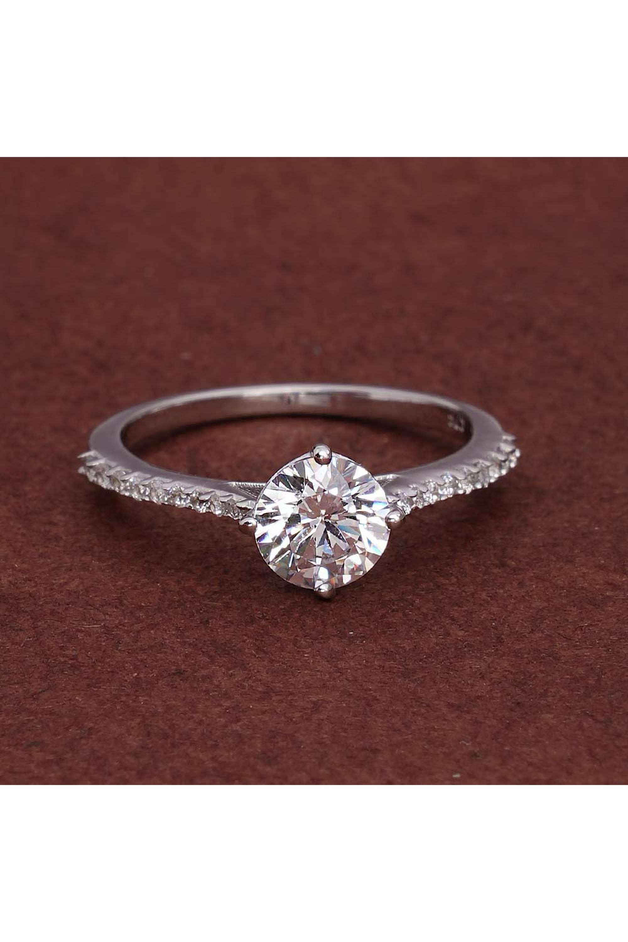 925-Sterling-Silver-Soulmate-Spark-925-Silver-Ring-For-Womens---Size-6