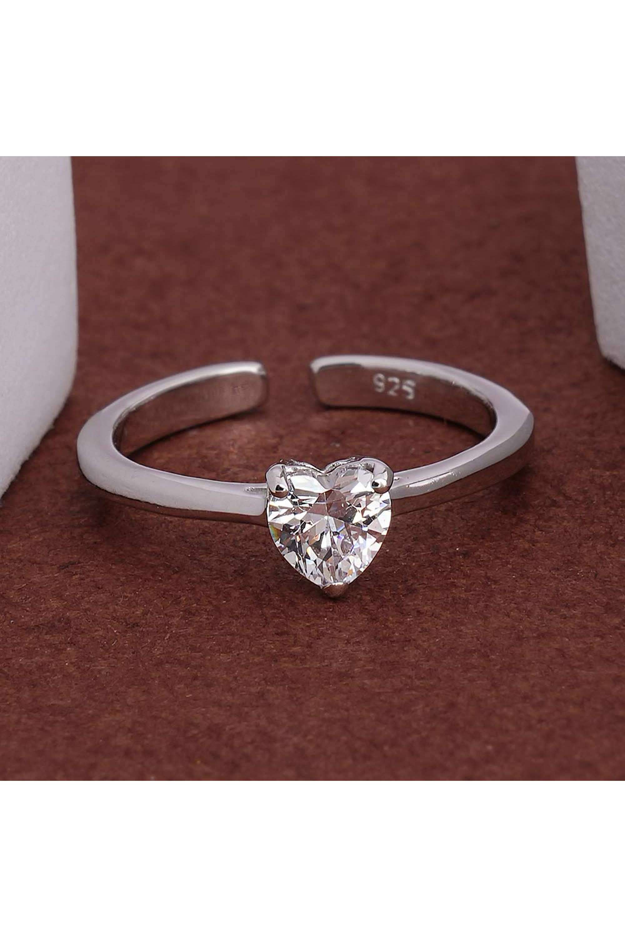 925-Sterling-Silver-Steal-my-Heart-925-Silver-Ring-for-Womens---Size-A