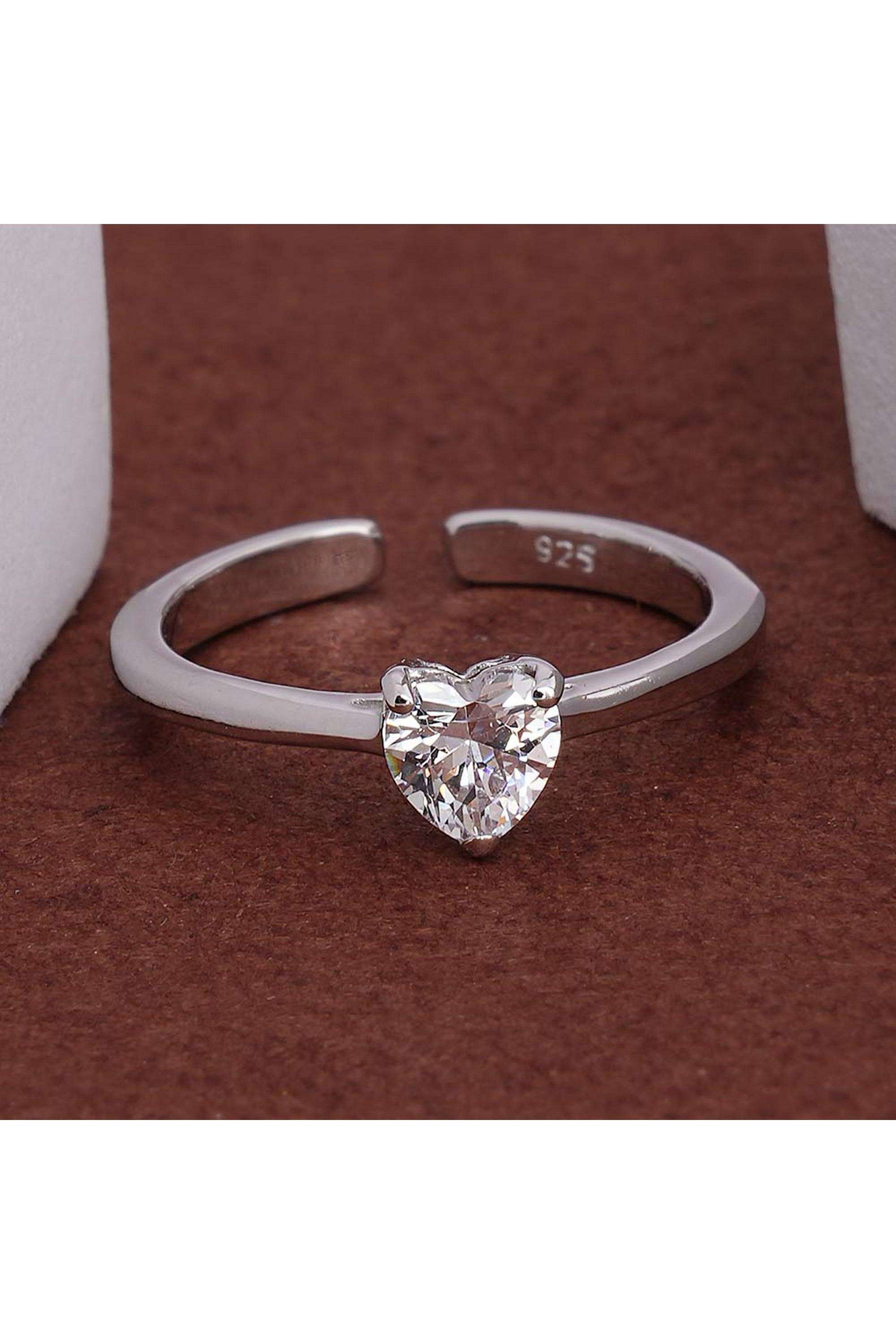 925-Sterling-Silver-Steal-my-Heart-925-Silver-Ring-for-Womens---Size-A