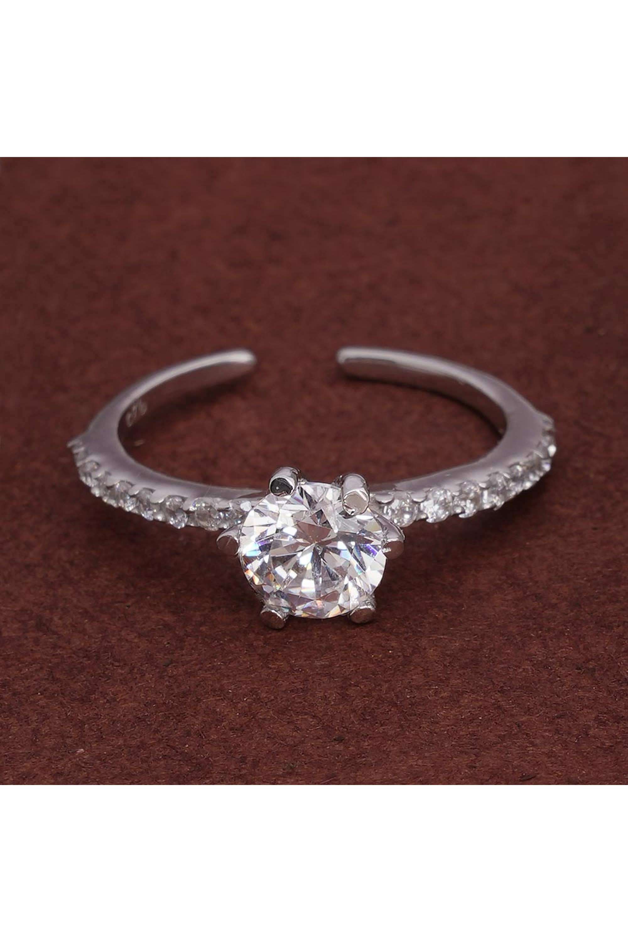 925-Sterling-Silver-Bound-by-Love-925-silver-Ring-for-Womens---Size-A