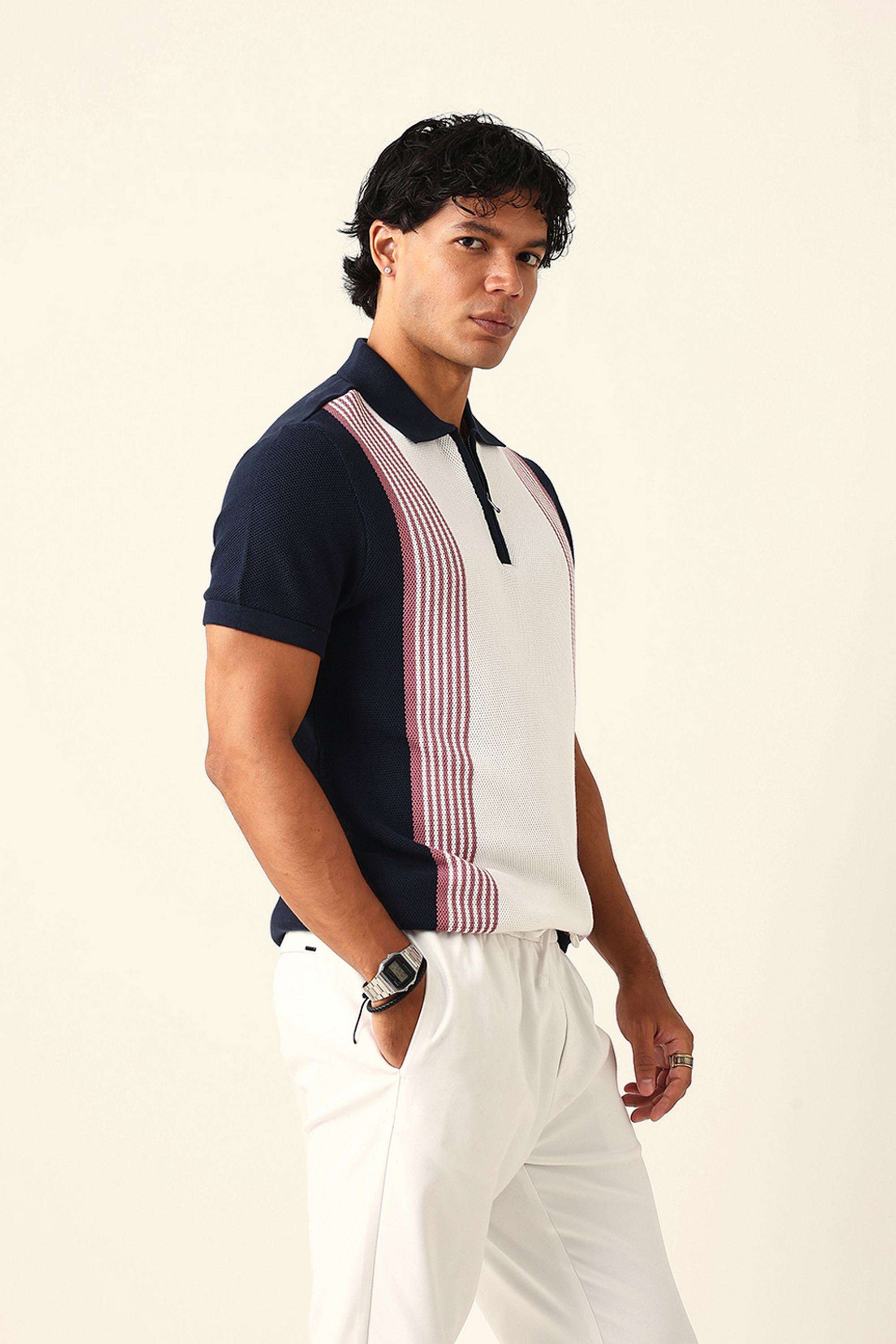 Color-Block-Cotton-Polo-Men-s-T-Shirt